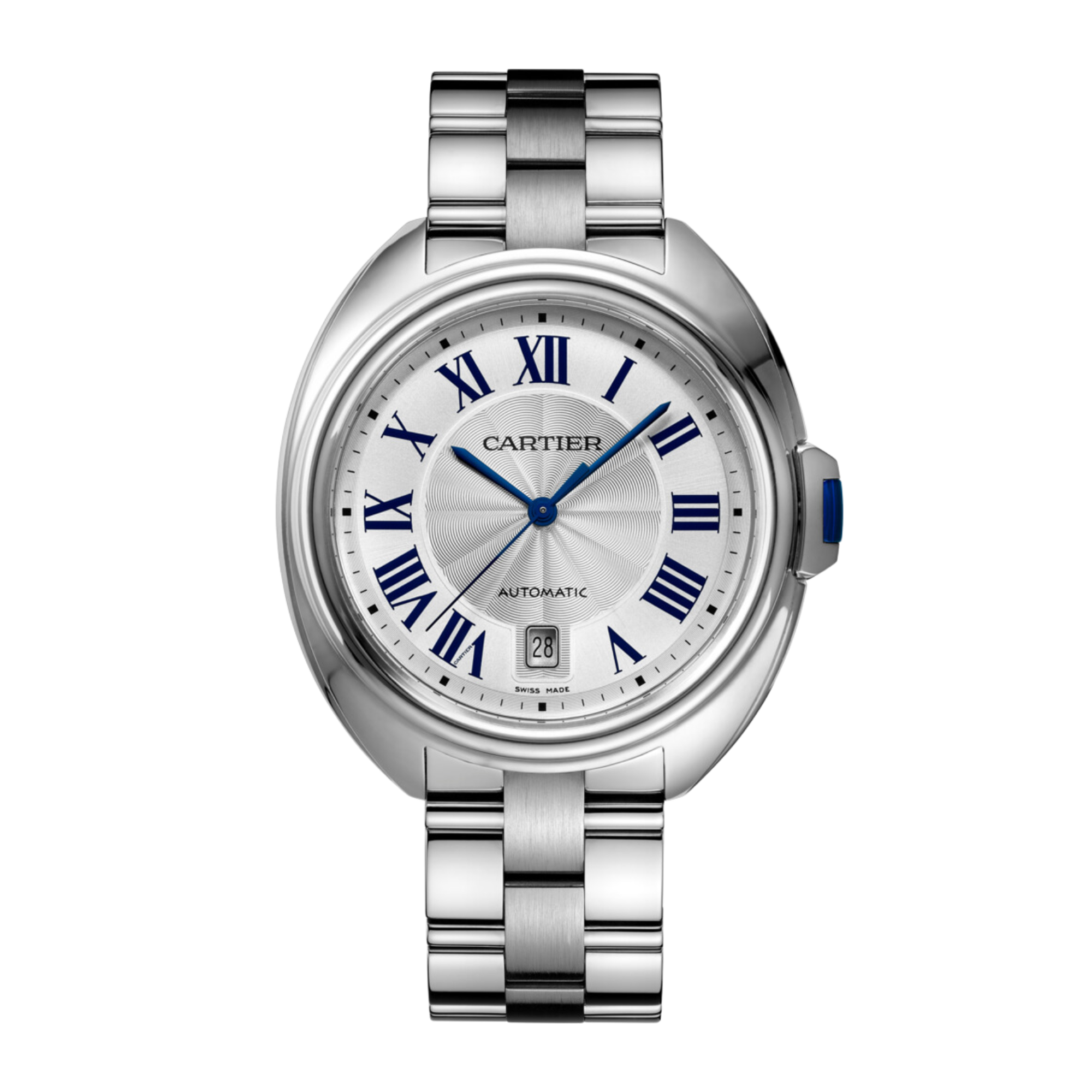 Clé de Cartier Steel Silver Dial 40mm Product Image