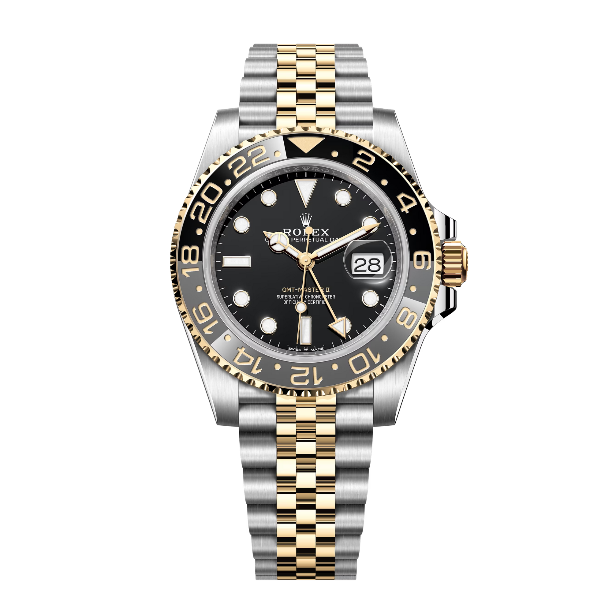 Gmt master ii gold green hotsell