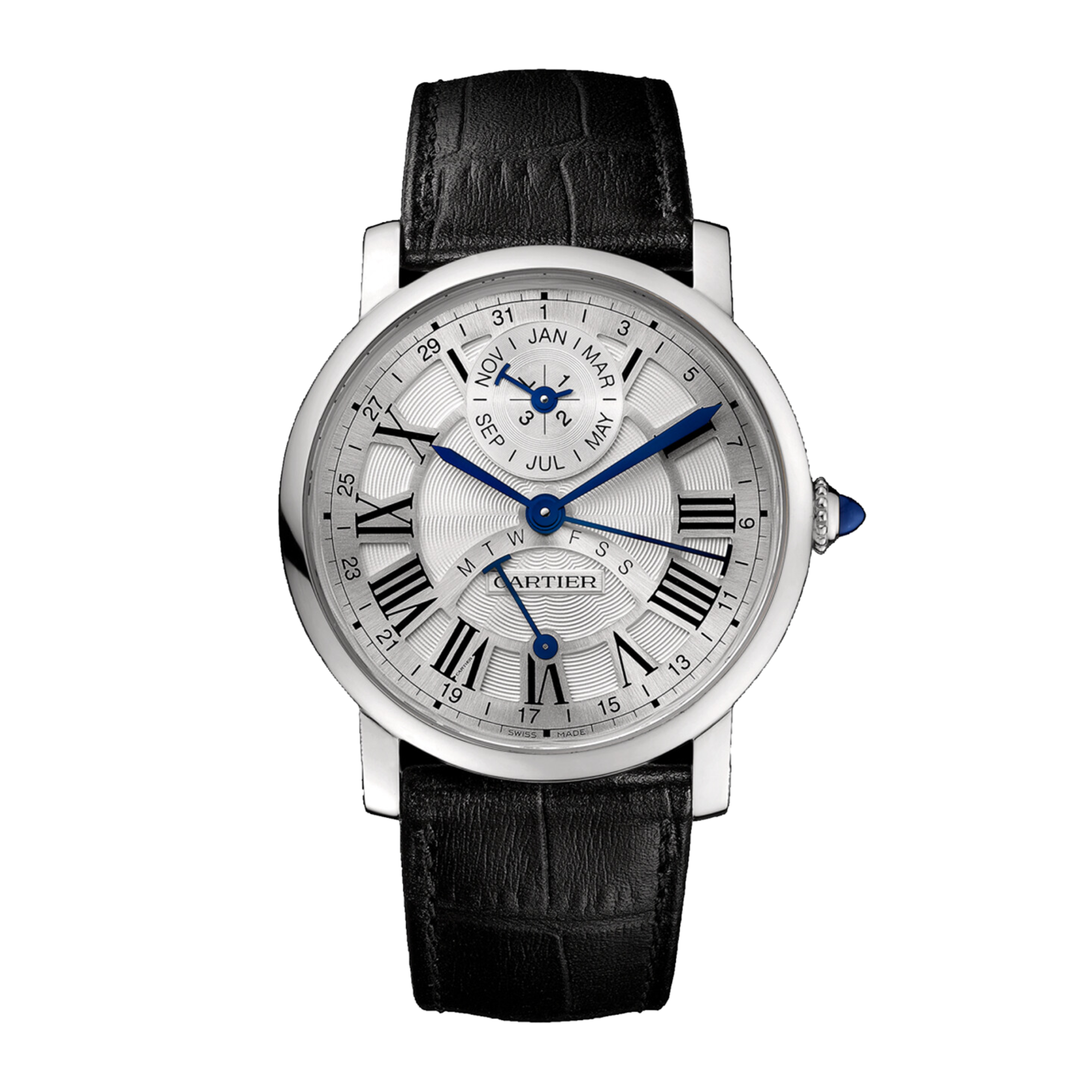 Rotonde de Cartier Perpetual Calendar White Gold Silver Dial 40mm Product Image