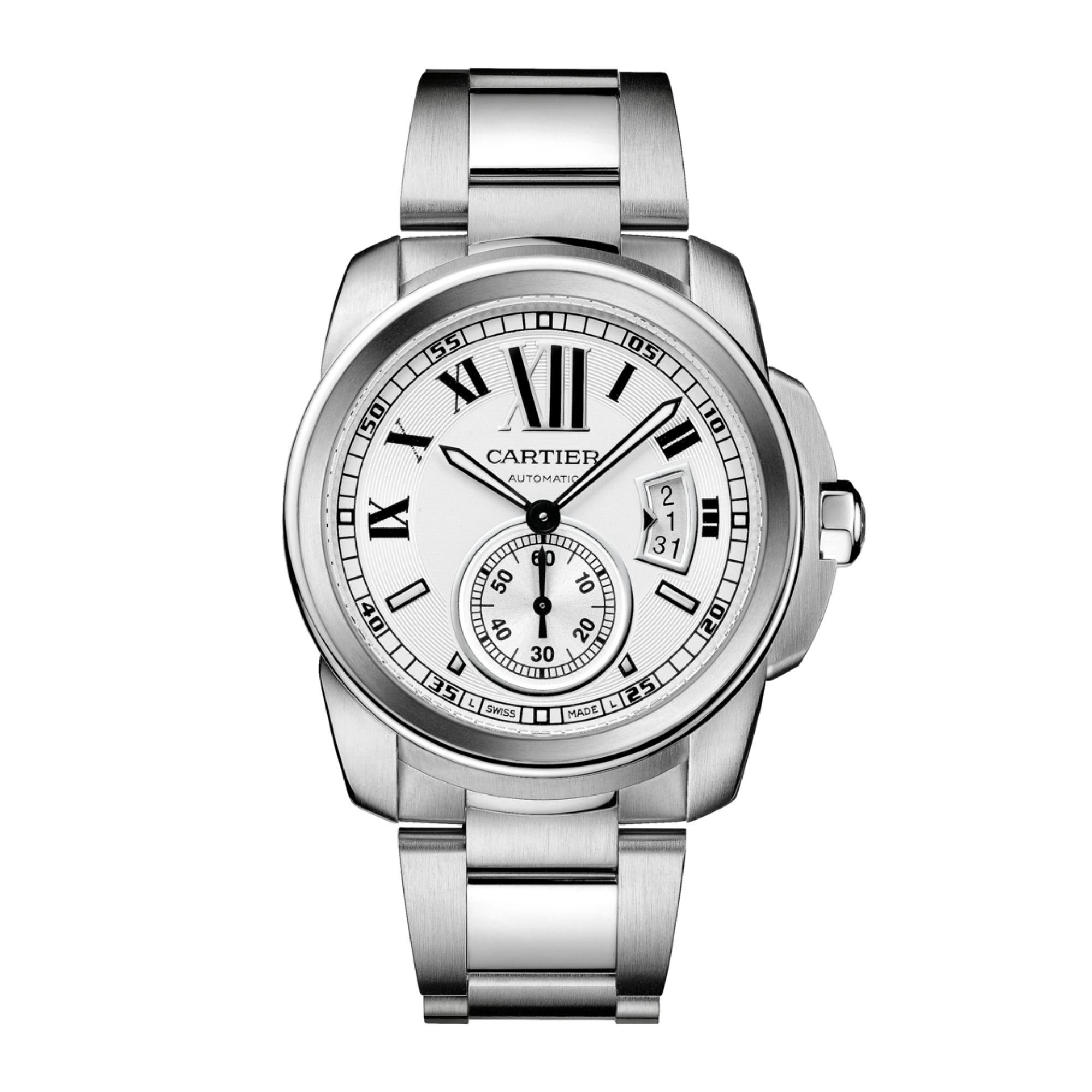 Calibre de Cartier Steel Silver Dial 42mm Product Image