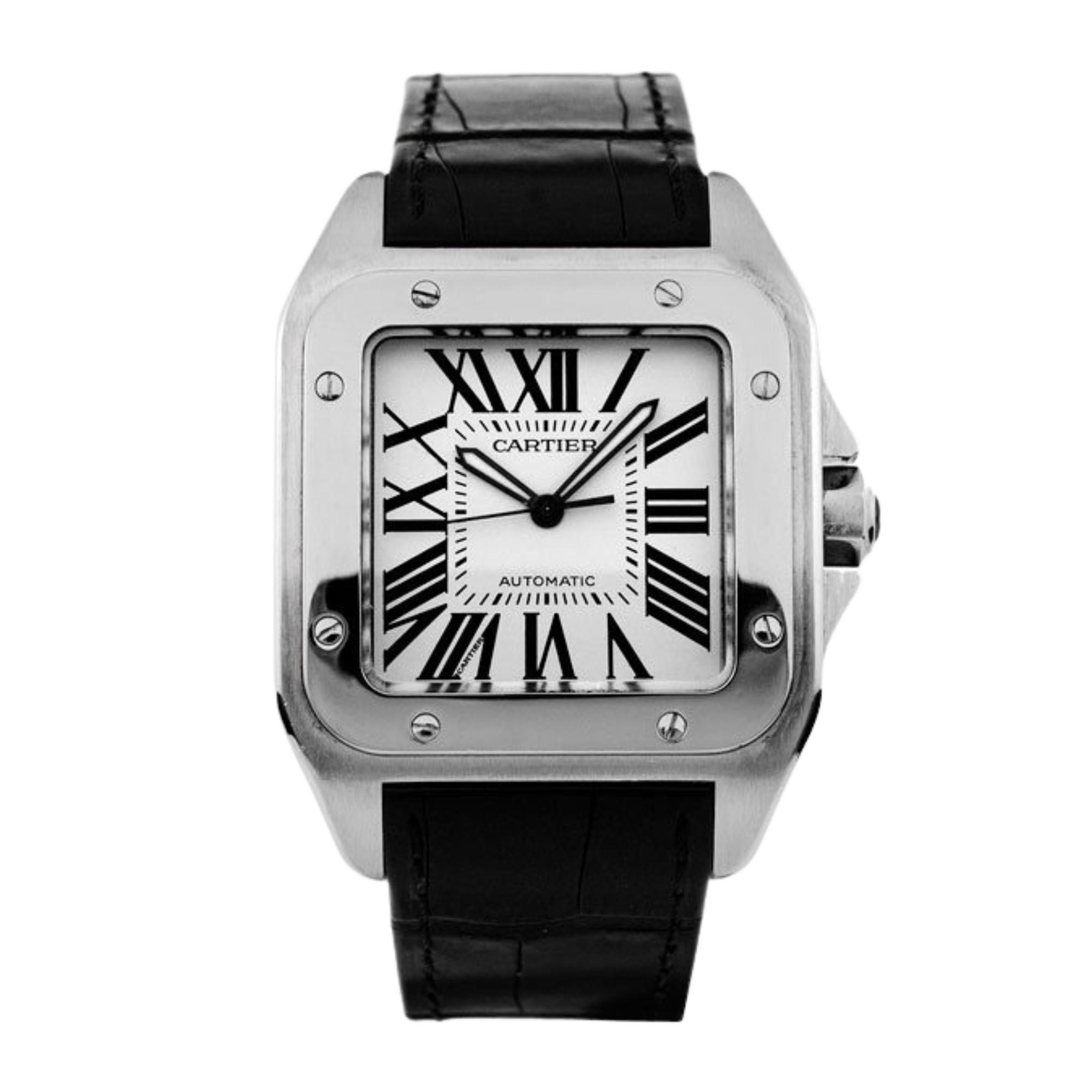 Santos de Cartier Steel Silver Dial 41mm Product Image