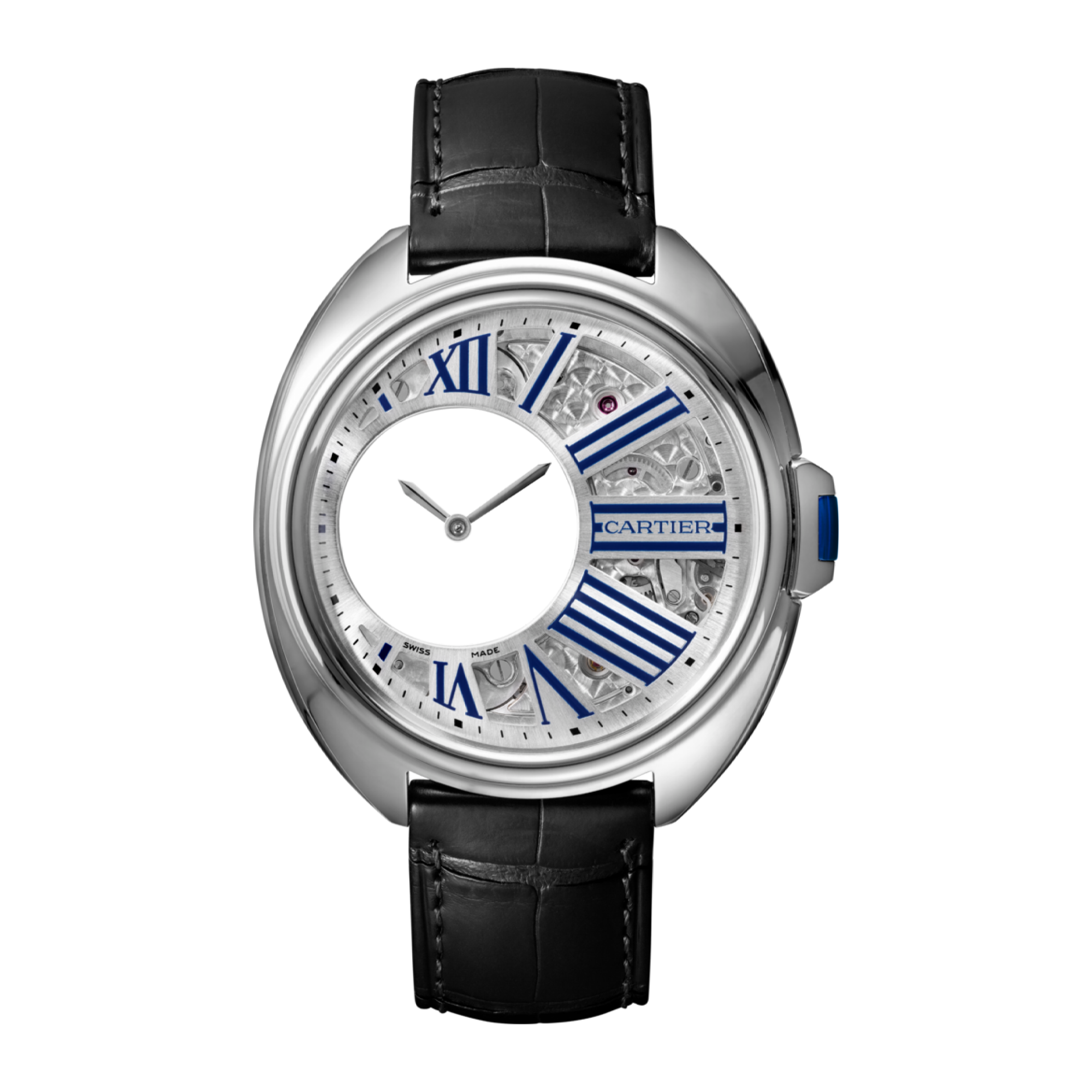 Cartier Clé de Cartier Palladium Skeleton Dial 41mm WHCL0008