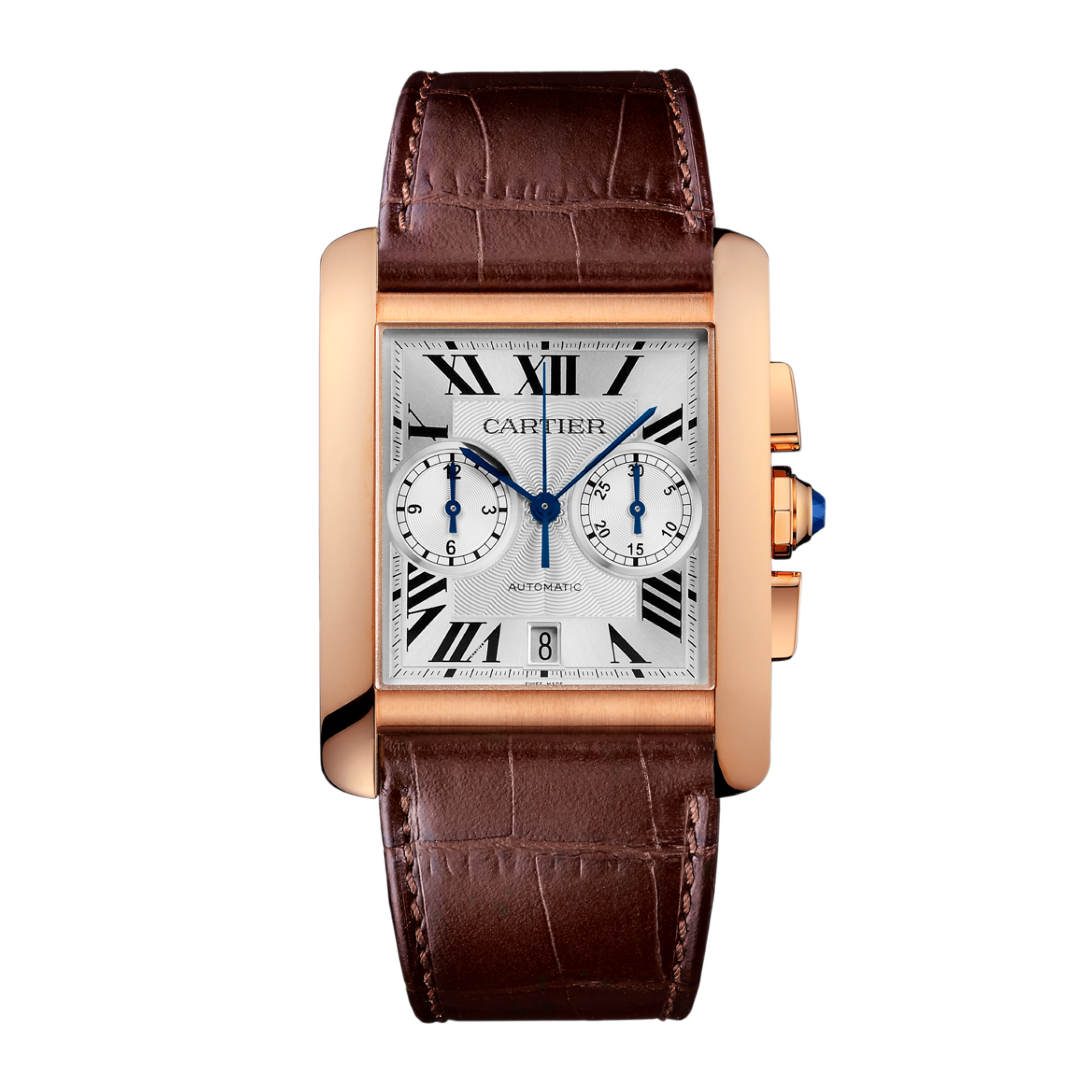 Cartier Tank MC Rose Gold Brown Dial 34mm W5330002 - Make an offer 