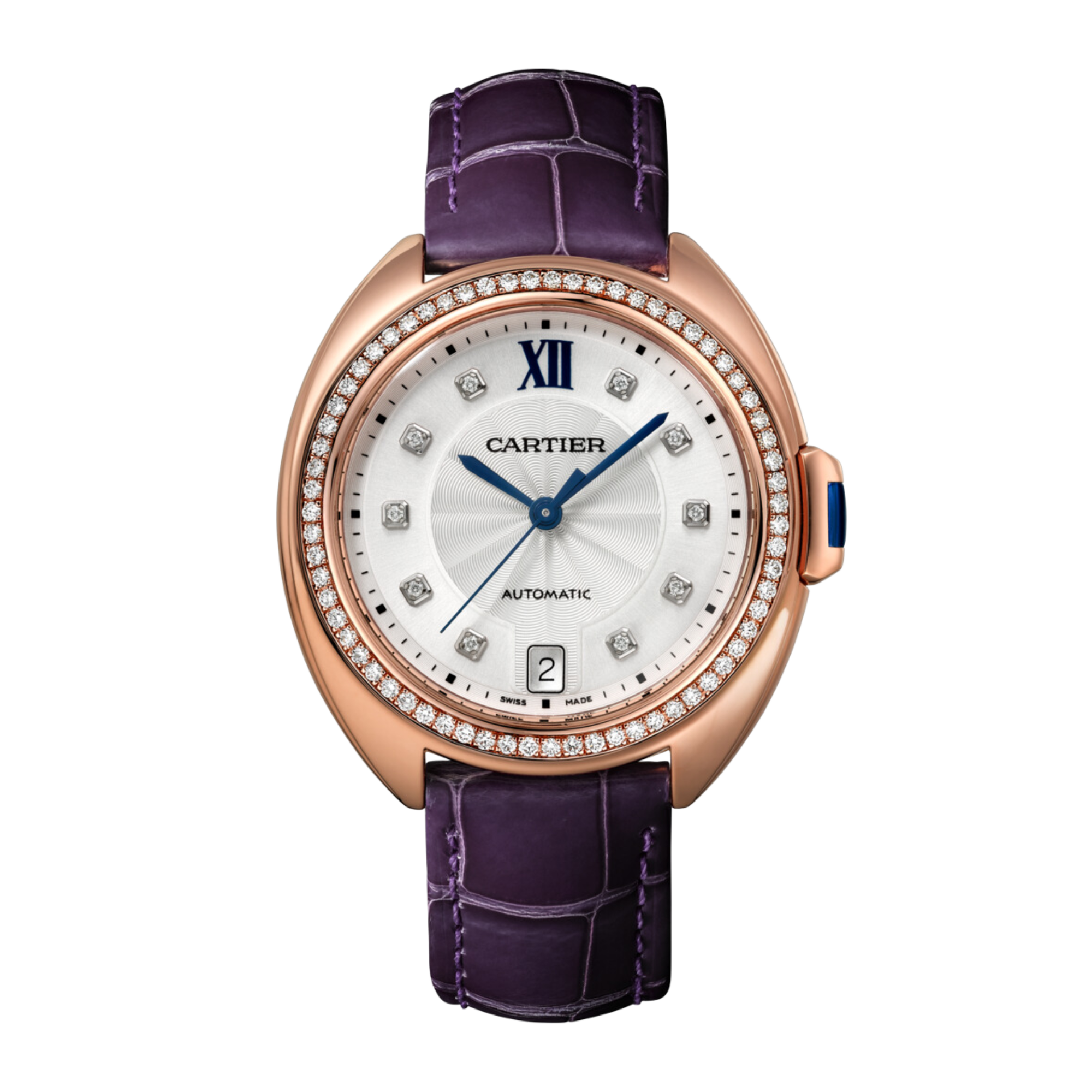 Cartier Clé de Cartier Rose Gold Silver Dial 40mm WGCL0019 - Make 