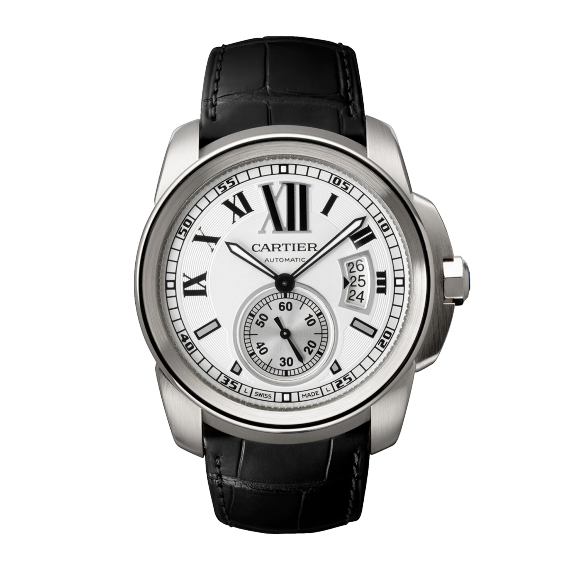 Calibre de Cartier Steel Silver Dial 42mm Product Image
