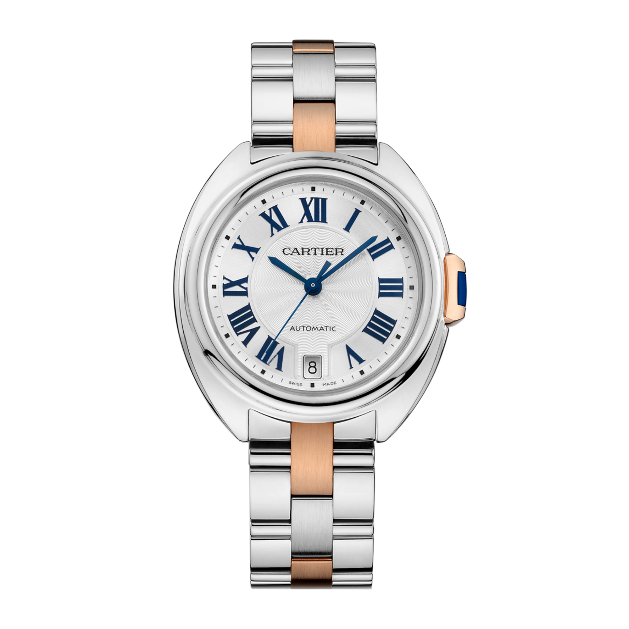 Clé de Cartier Rose Gold & Steel Silver Dial 35mm Product Image