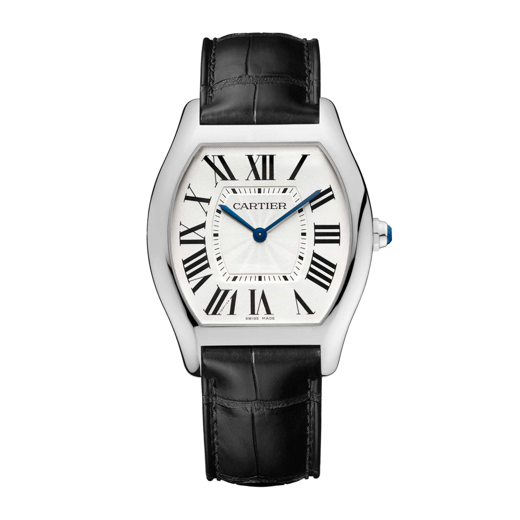 Tortue Extra Flat White Gold Silver Dial 34mm Product Image