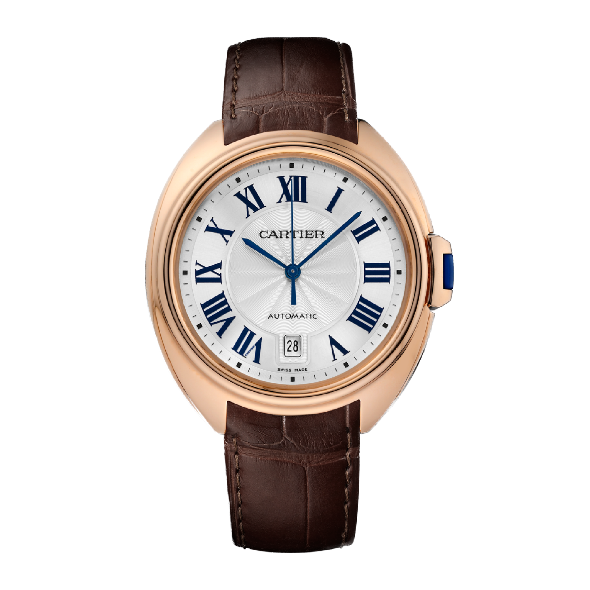 Clé de Cartier Rose Gold Silver Dial 40mm Product Image