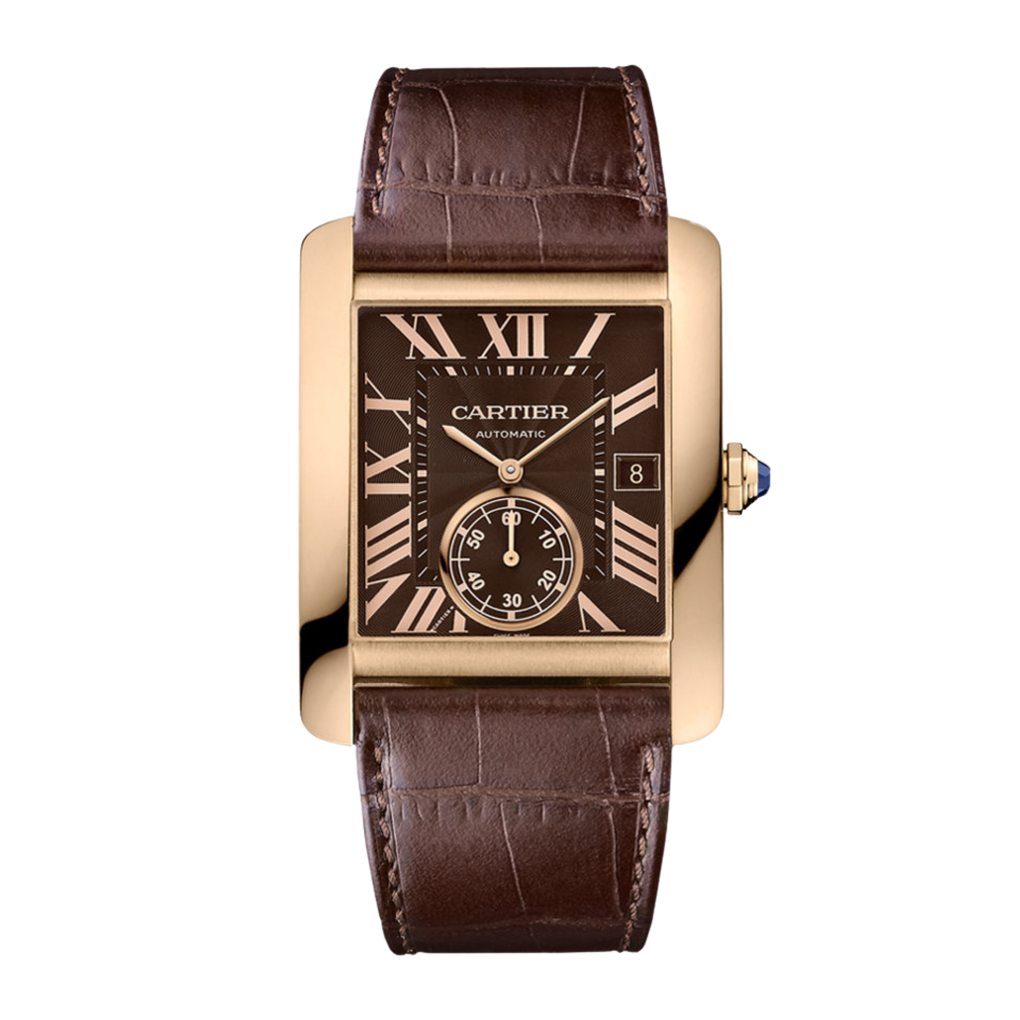 Tank MC Rose Gold Brown Dial 34mm Product Image