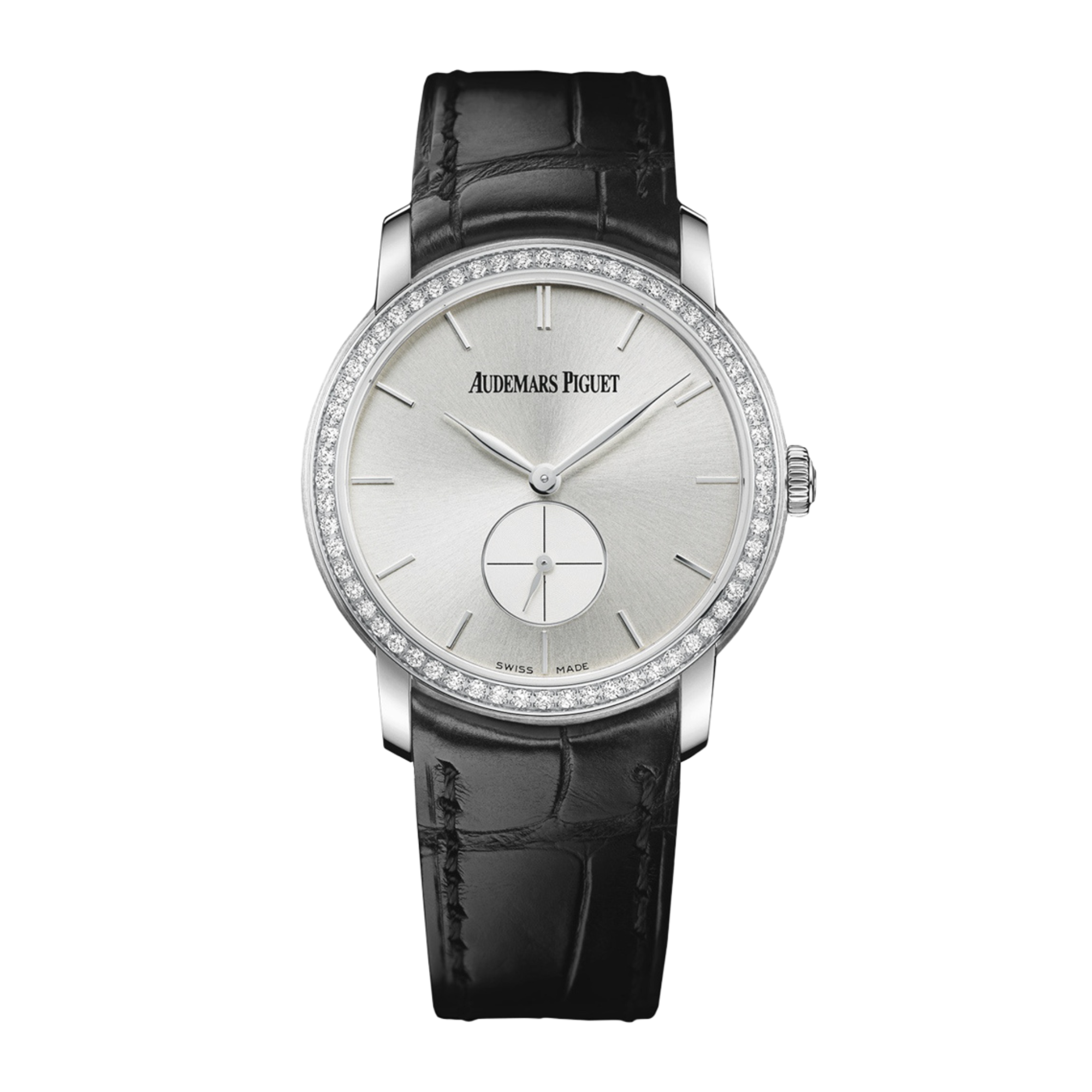 Jules Audemars White Gold Diamond Silver Dial 33mm Product Image