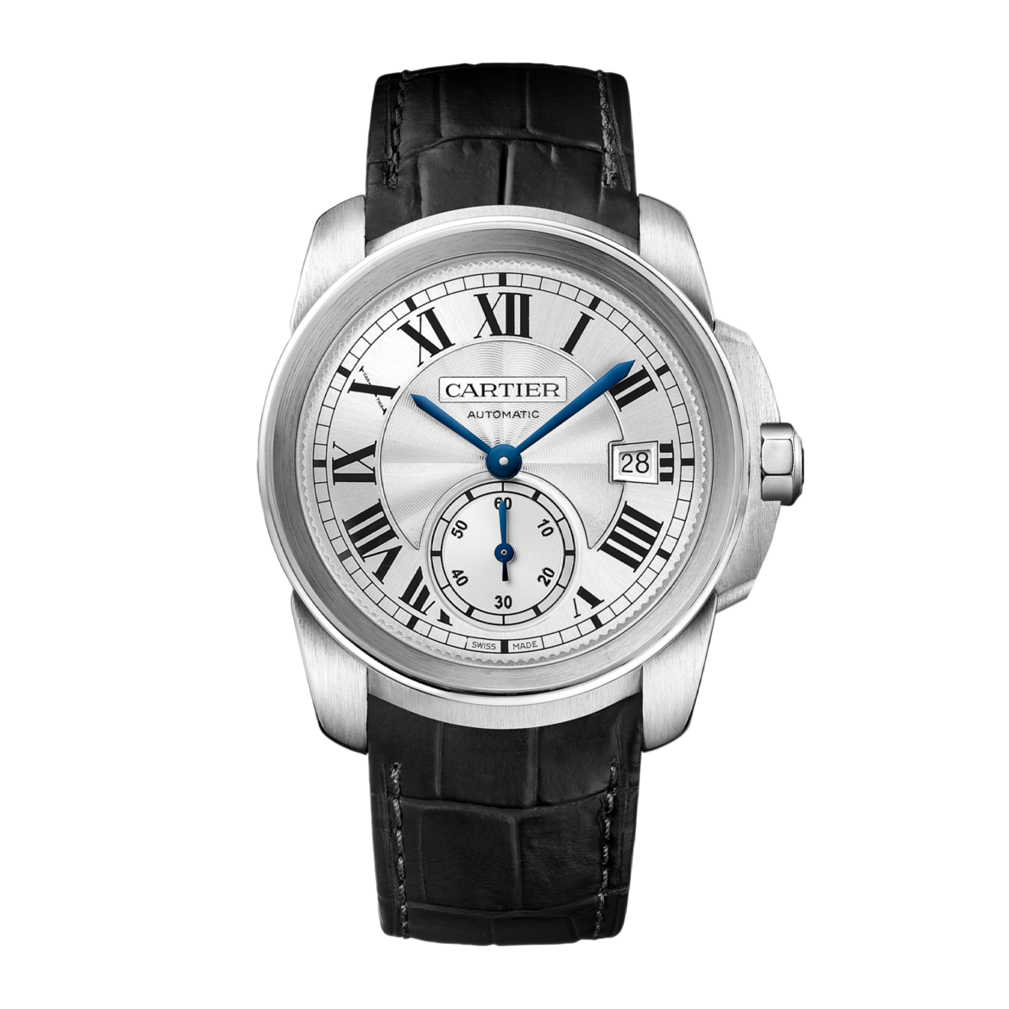 Calibre de Cartier Steel Silver Dial 38mm Product Image