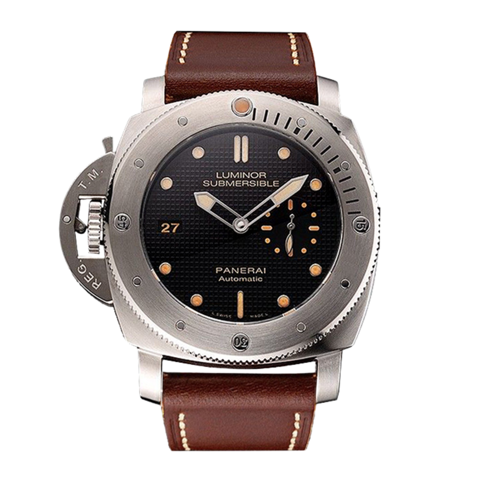 Submersible Left-Handed Titanio Steel Black Dial 44mm Product Image