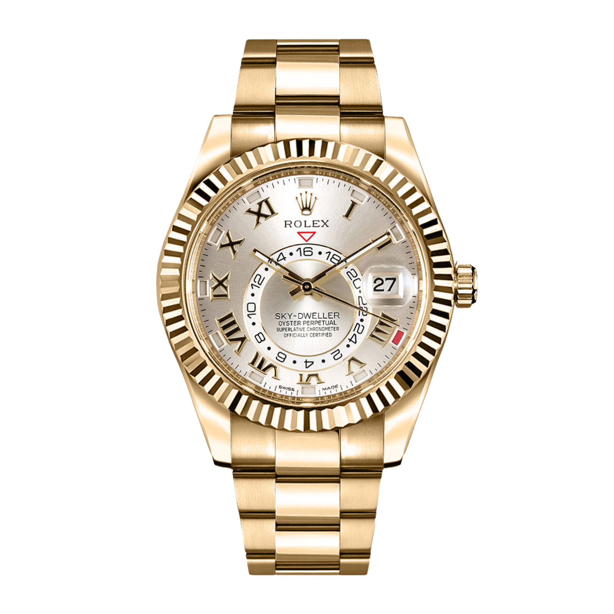 Sky-Dweller Yellow Gold Silver Dial 42mm Product Image