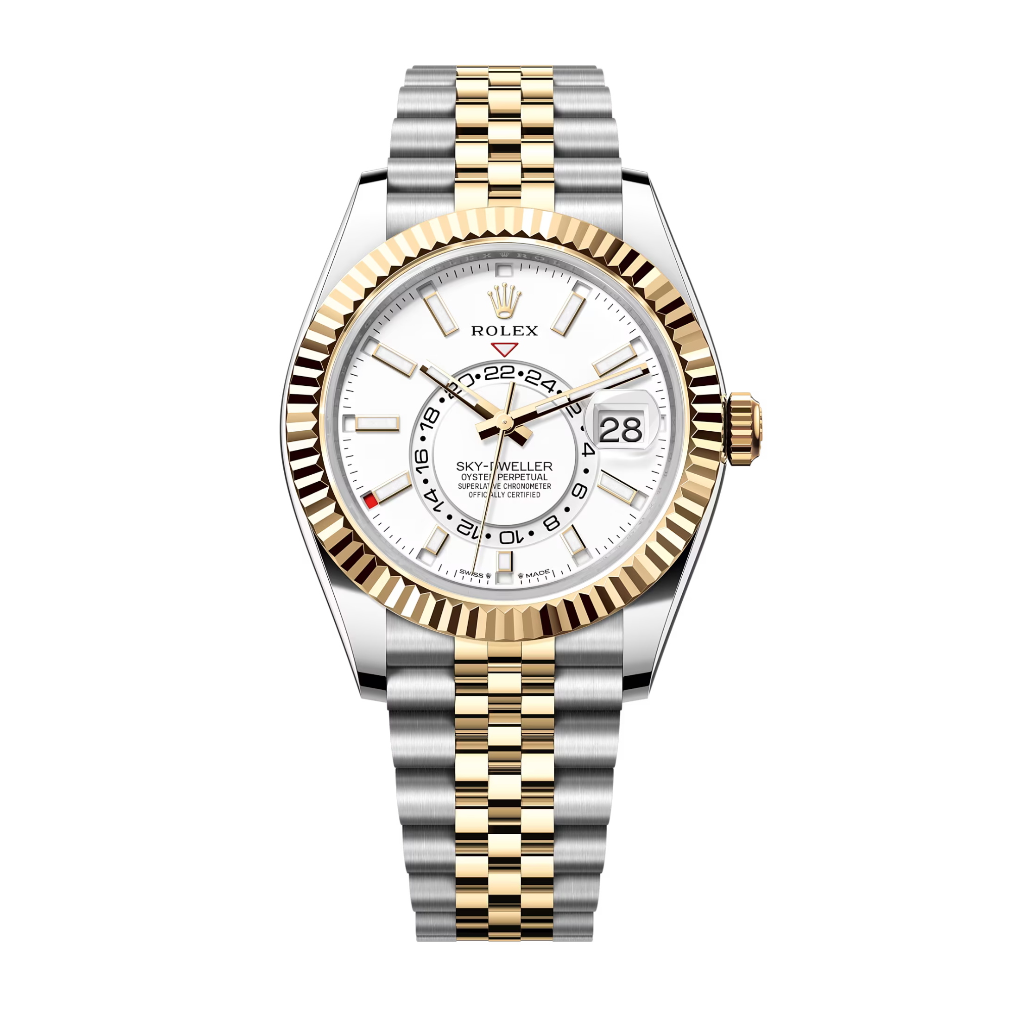 Rolex Sky-Dweller Rose Gold Jubilee Brown Dial 42mm 336935