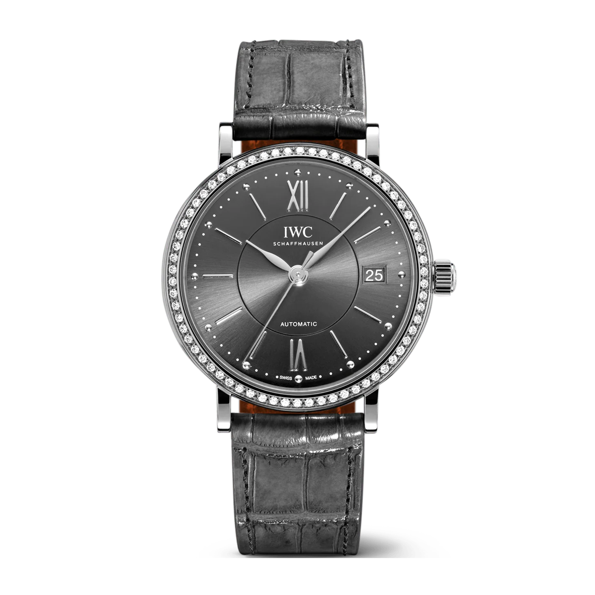 Portofino Steel Diamond Grey Dial 37mm Product Image