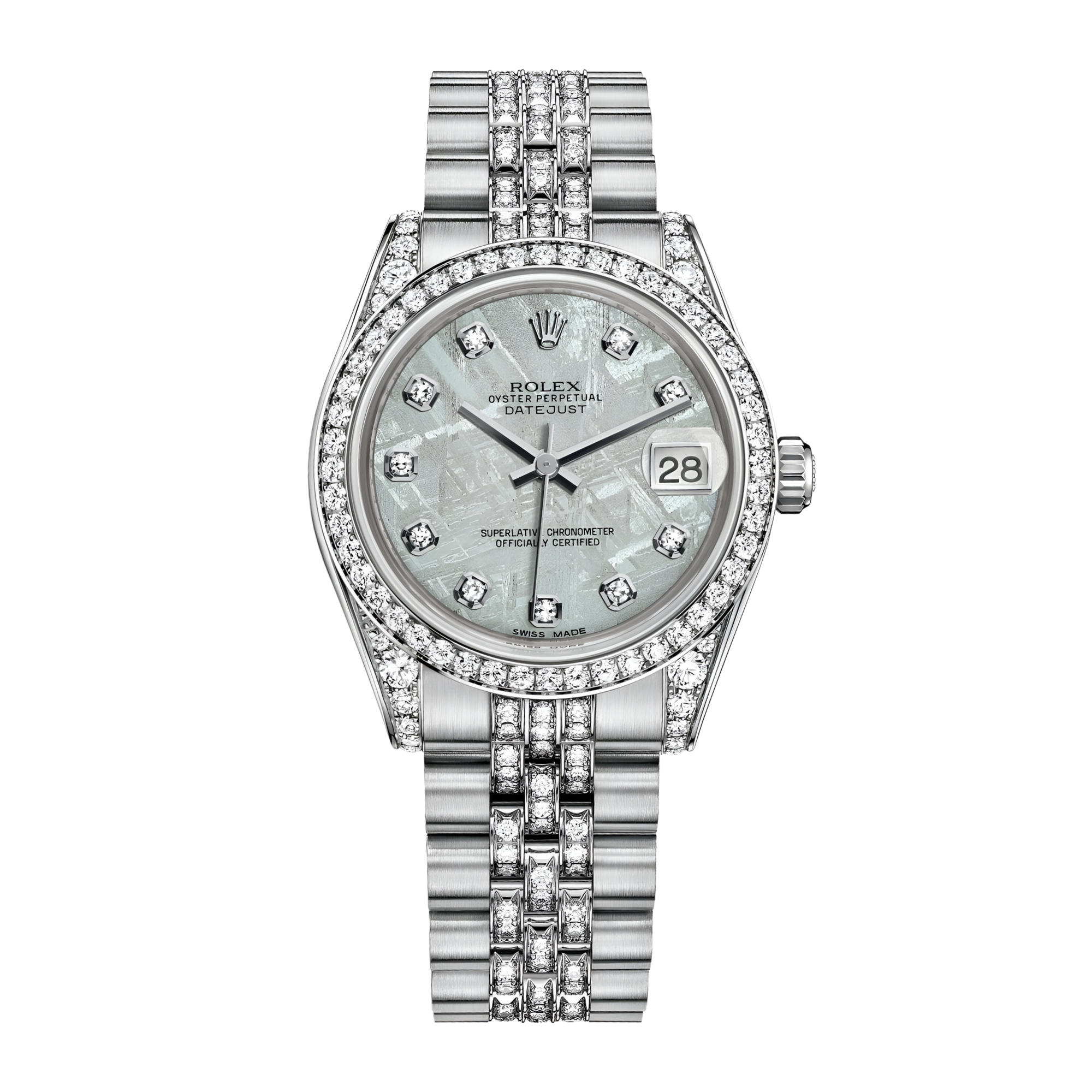 Datejust White Gold Diamond Jubilee Meteorite Dial 31mm Product Image