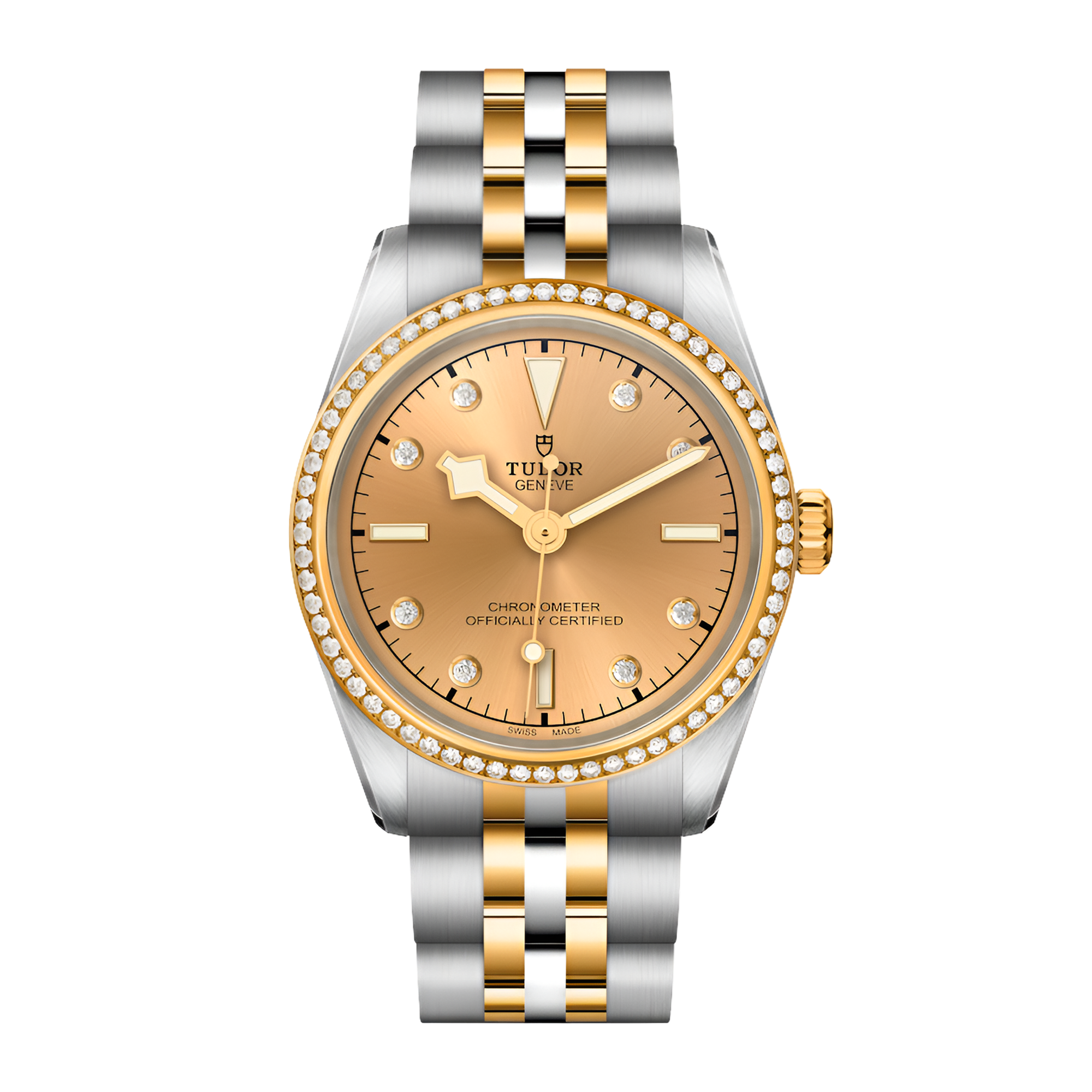 Black Bay Yellow Gold & Steel Diamond Champagne Dial 31mm Product Image