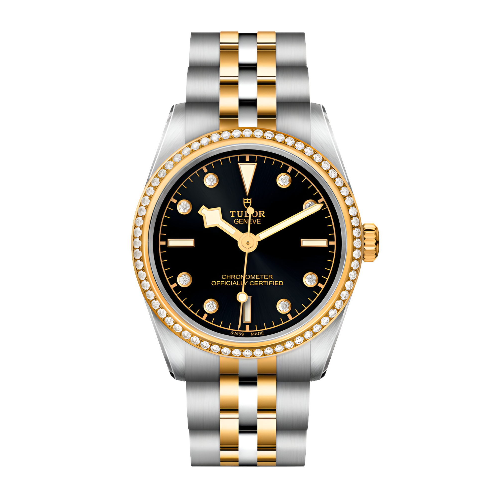 Black Bay Yellow Gold & Steel Diamond Black Dial 31mm Product Image