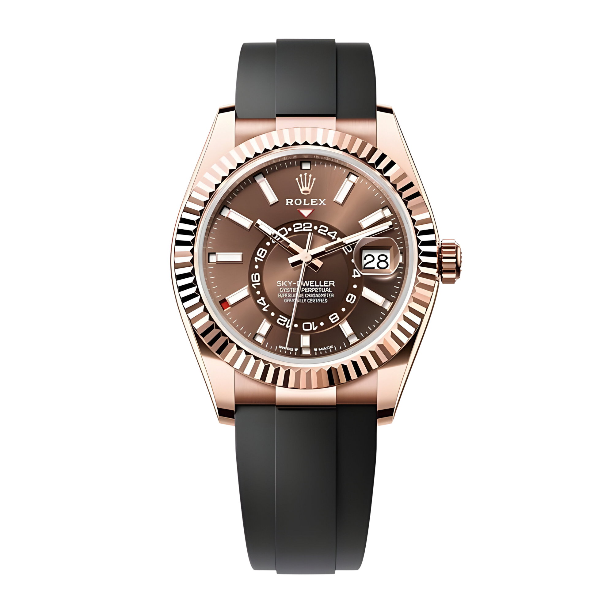 Sky-Dweller Rose Gold Oysterflex Brown Dial 42mm Product Image