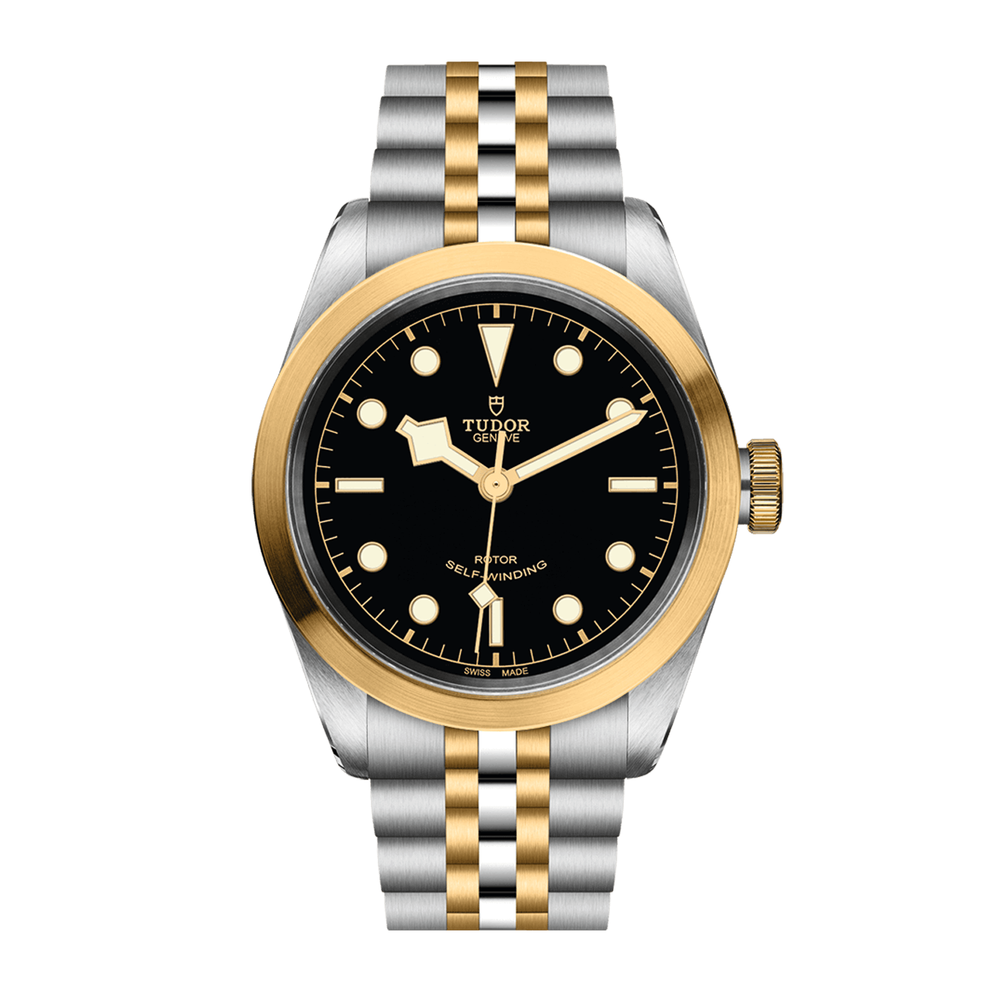 Tudor Black Bay Yellow Gold & Steel Black Dial 32mm M79583-0001