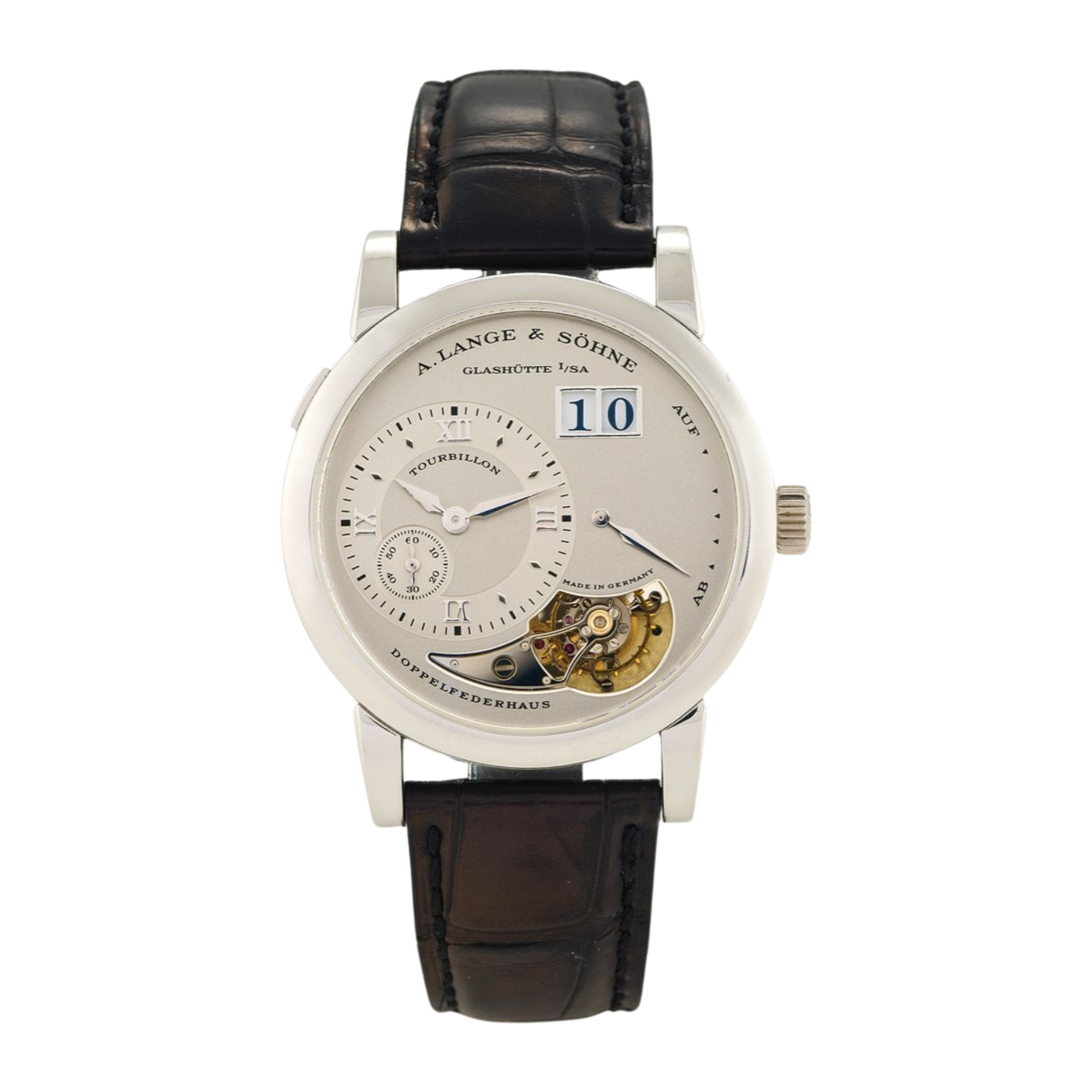 Lange 1 Tourbillon Platinum Silver Dial 38mm Product Image