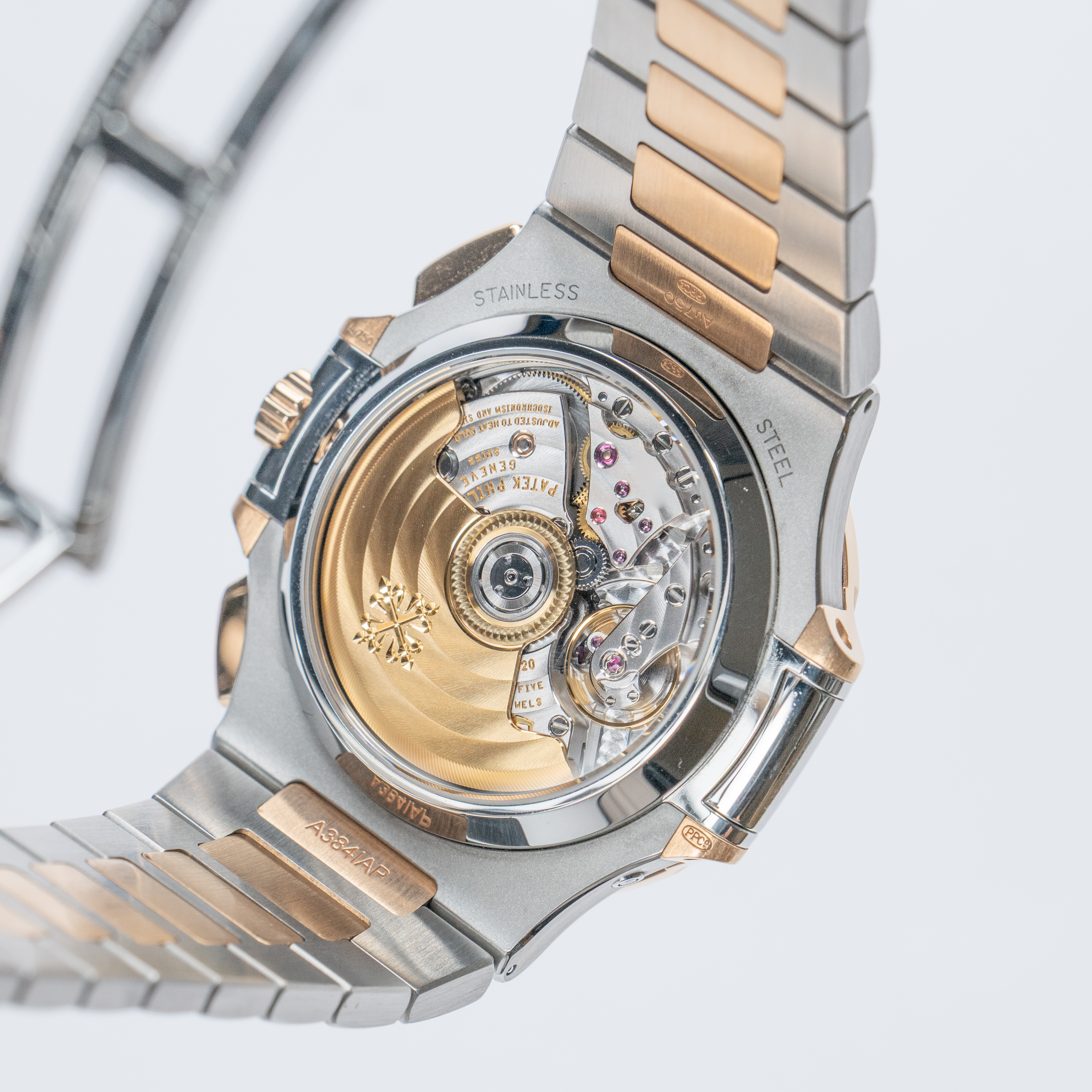 Nautilus Chronograph Rose Gold & Steel Blue Dial 40mm Product Image 10