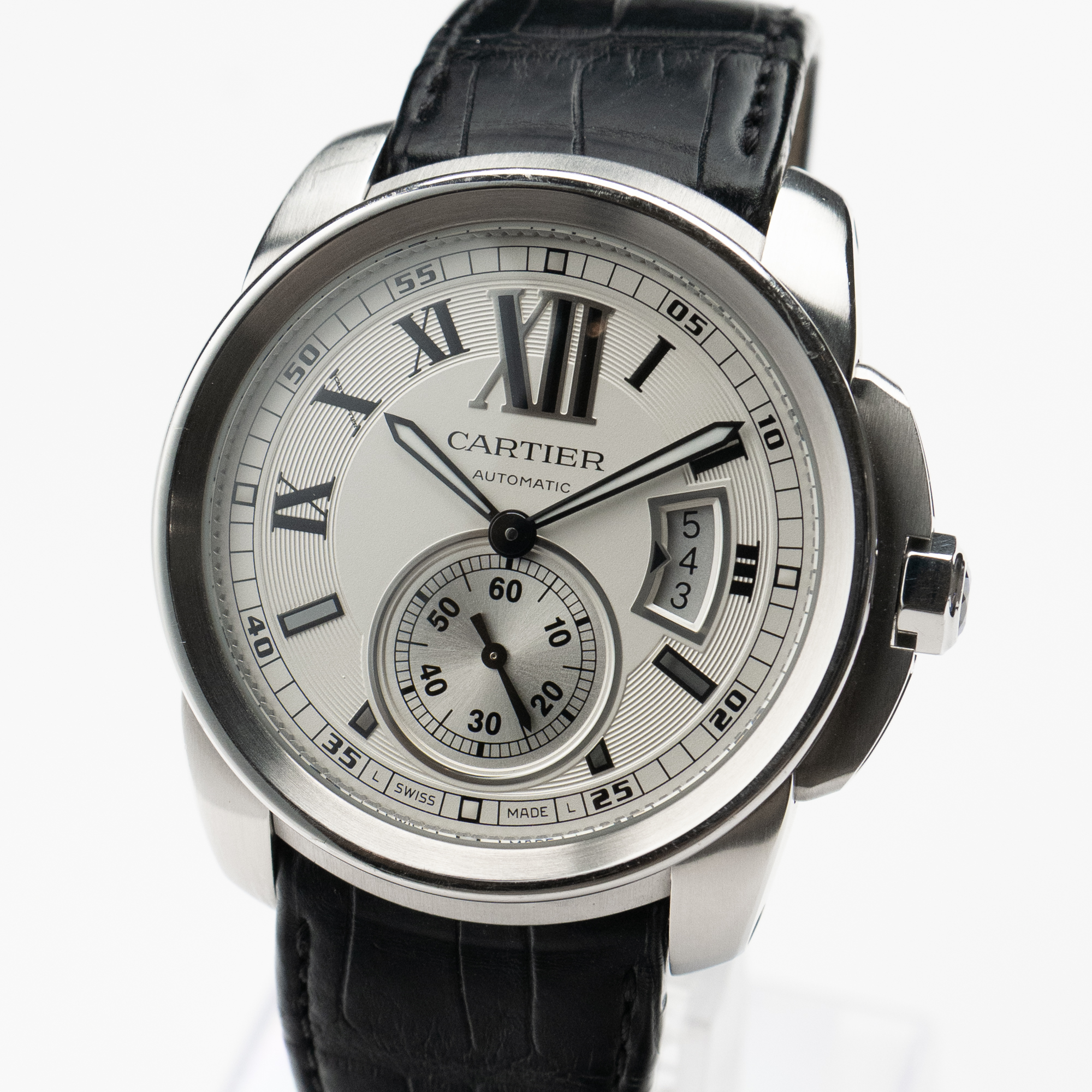 Calibre de Cartier Steel Silver Dial 42mm Product Image 1