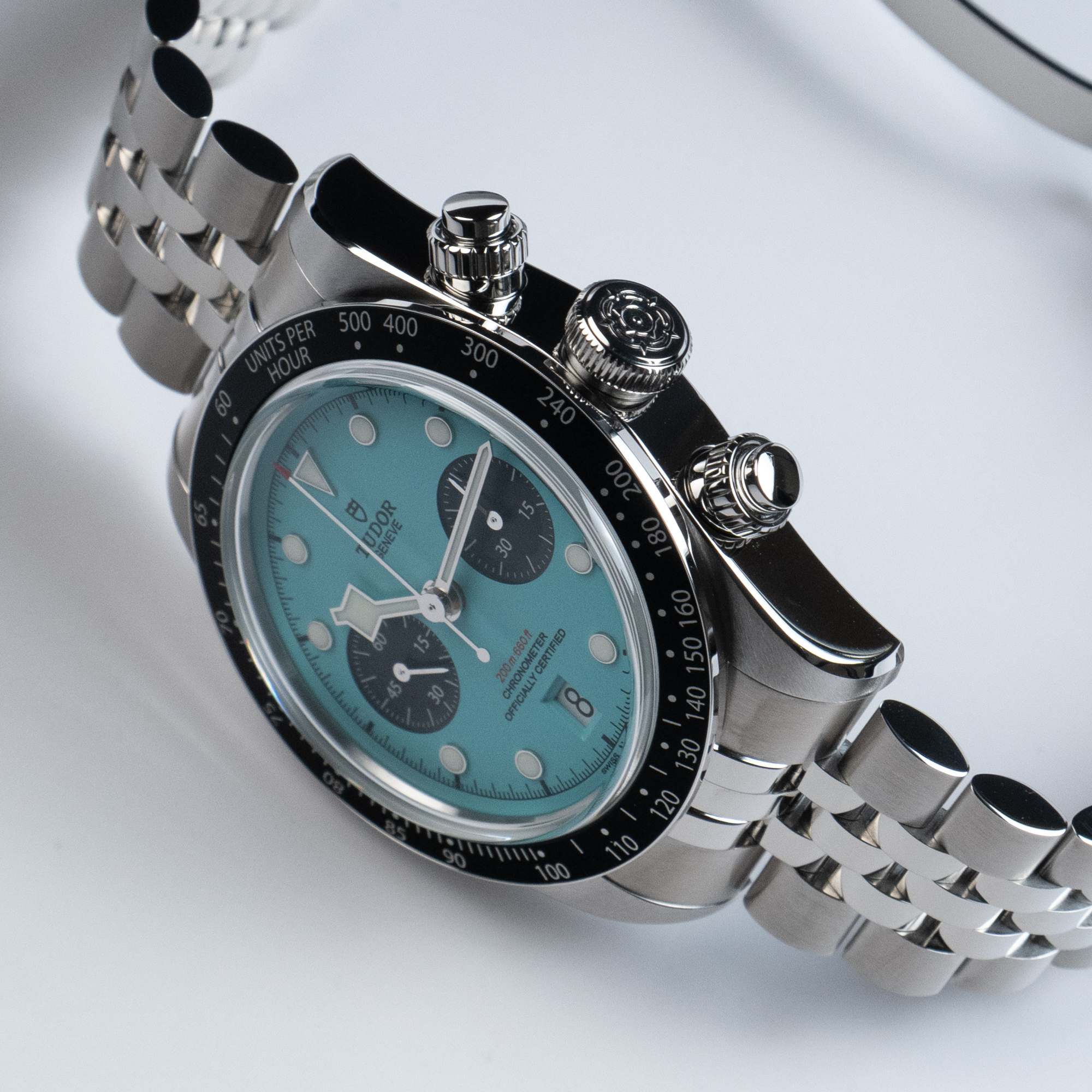 Black Bay Chronograph "Flamingo Blue" Steel Turquoise Dial 41mm Product Image 2