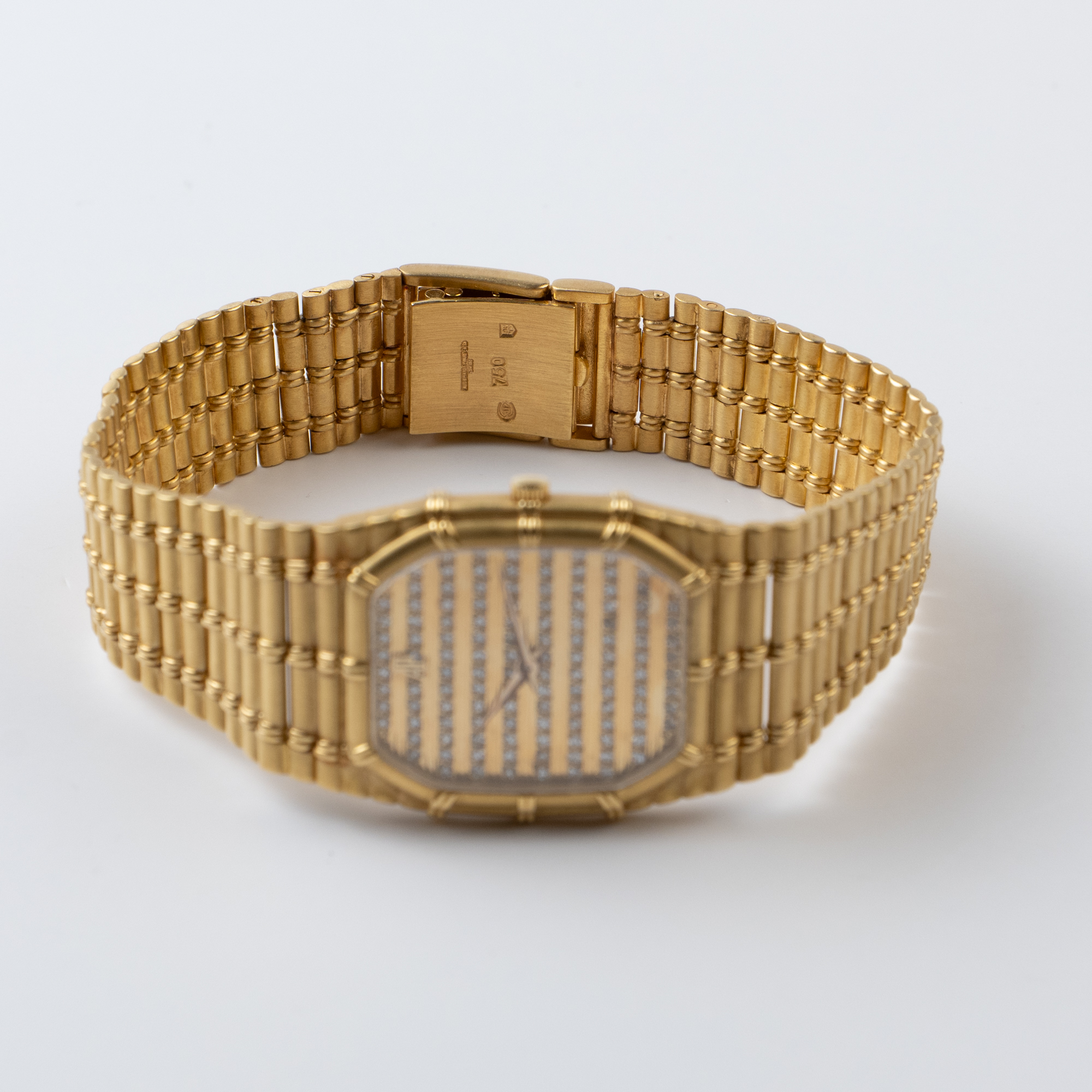 Vintage Bamboo Yellow Gold Pavé Dial 27mm Product Image 6