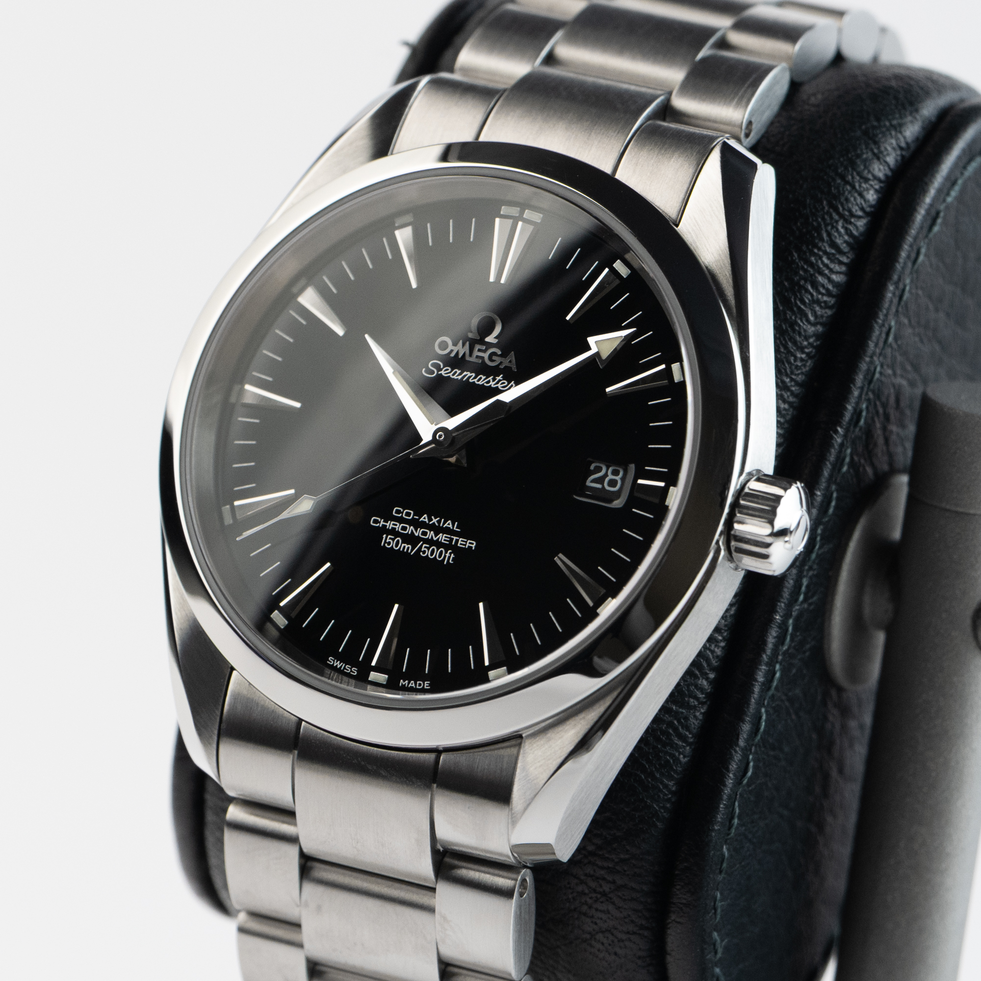 Aqua Terra Steel Black Dial 39mm Product Image 1
