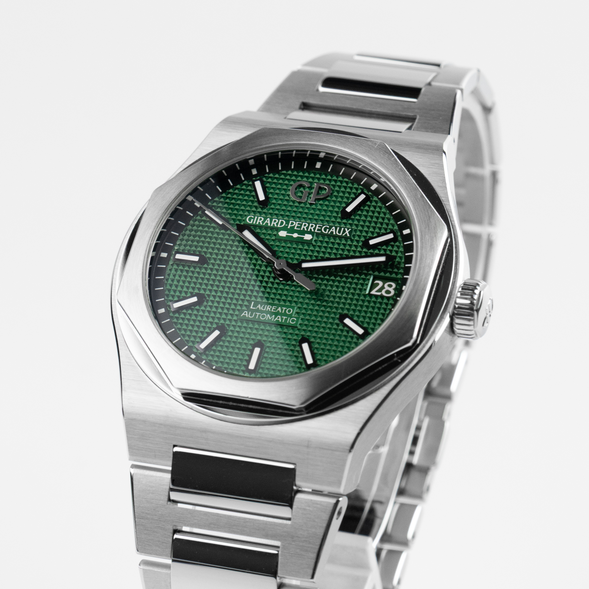 Laureato Steel Green Dial 42mm Product Image 1
