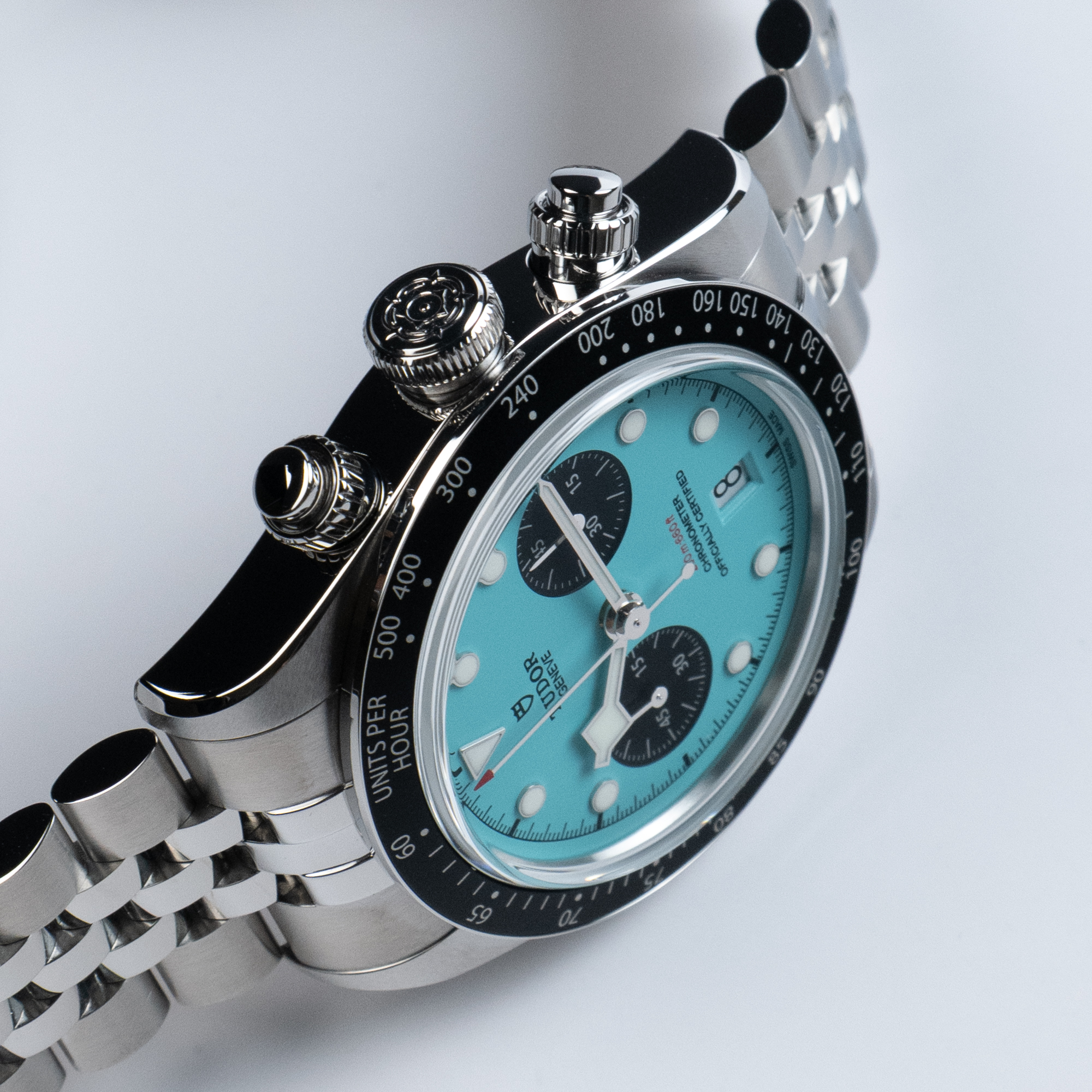 Black Bay Chronograph "Flamingo Blue" Steel Turquoise Dial 41mm Product Image 3