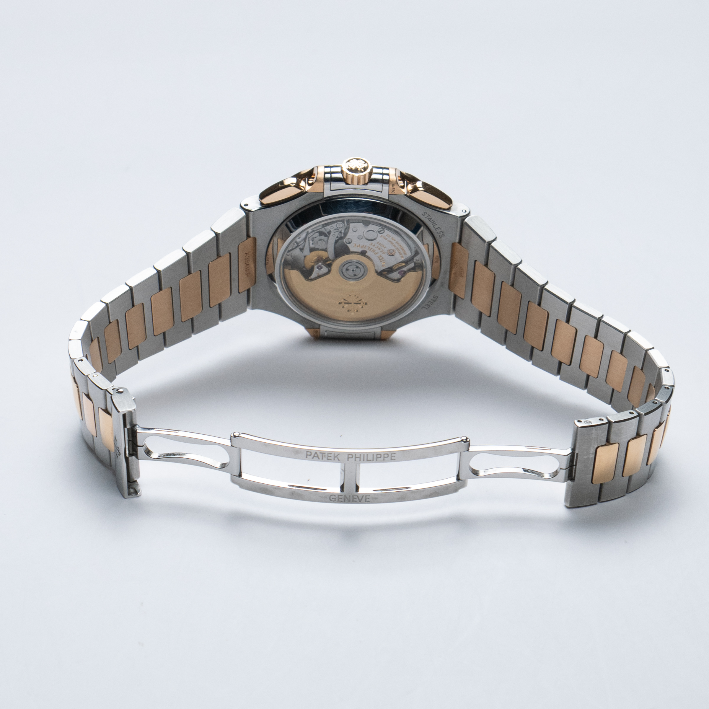 Nautilus Chronograph Rose Gold & Steel Blue Dial 40mm Product Image 9
