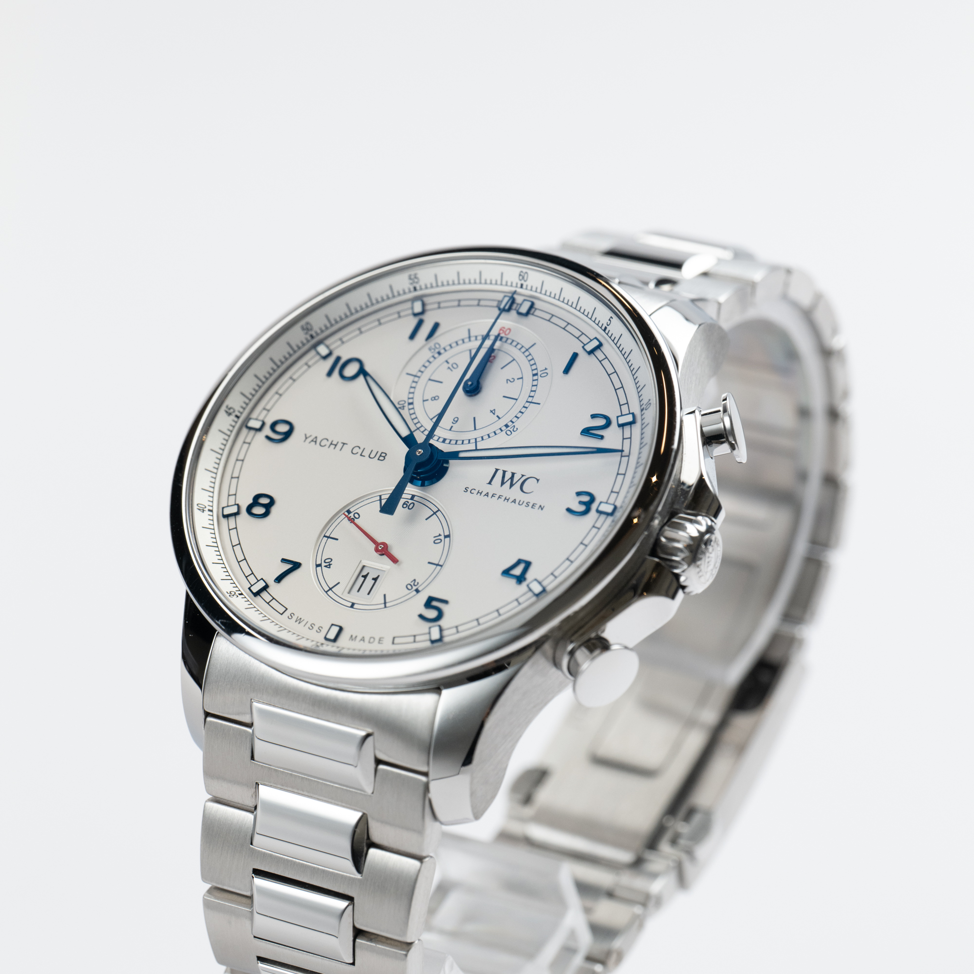 Portugieser Series Sailing Elite Chronograph Steel Silver Dial 45mm Product Image 1