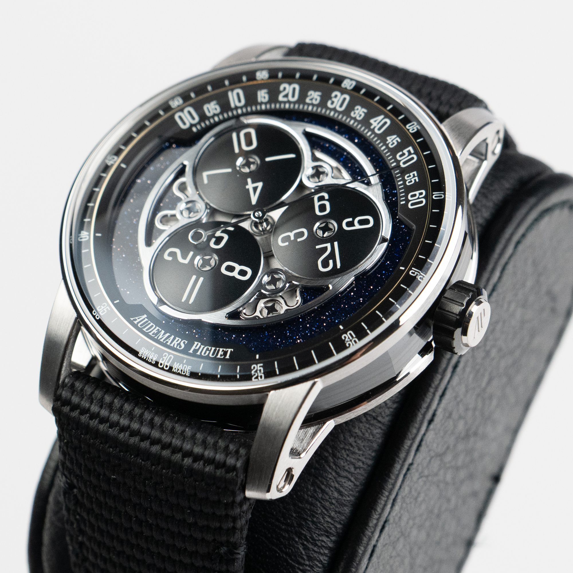 Code 11.59 Starwheel White Gold Blue Dial 41mm Product Image 1