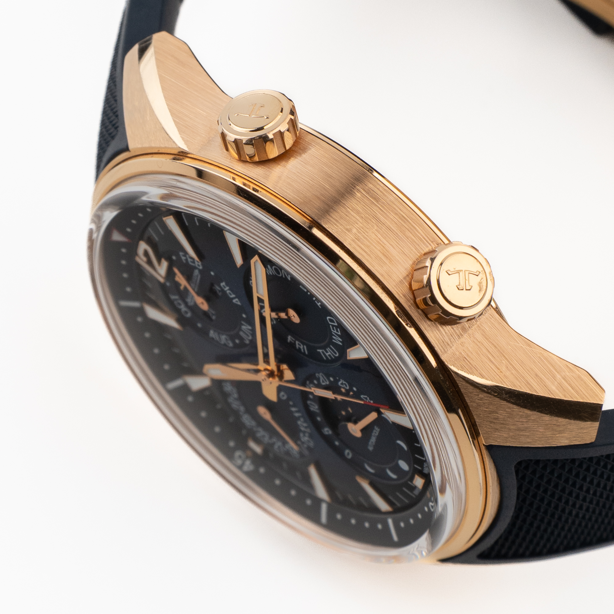 Polaris Perpetual Calendar Rose Gold Blue Dial 42mm Product Image 6