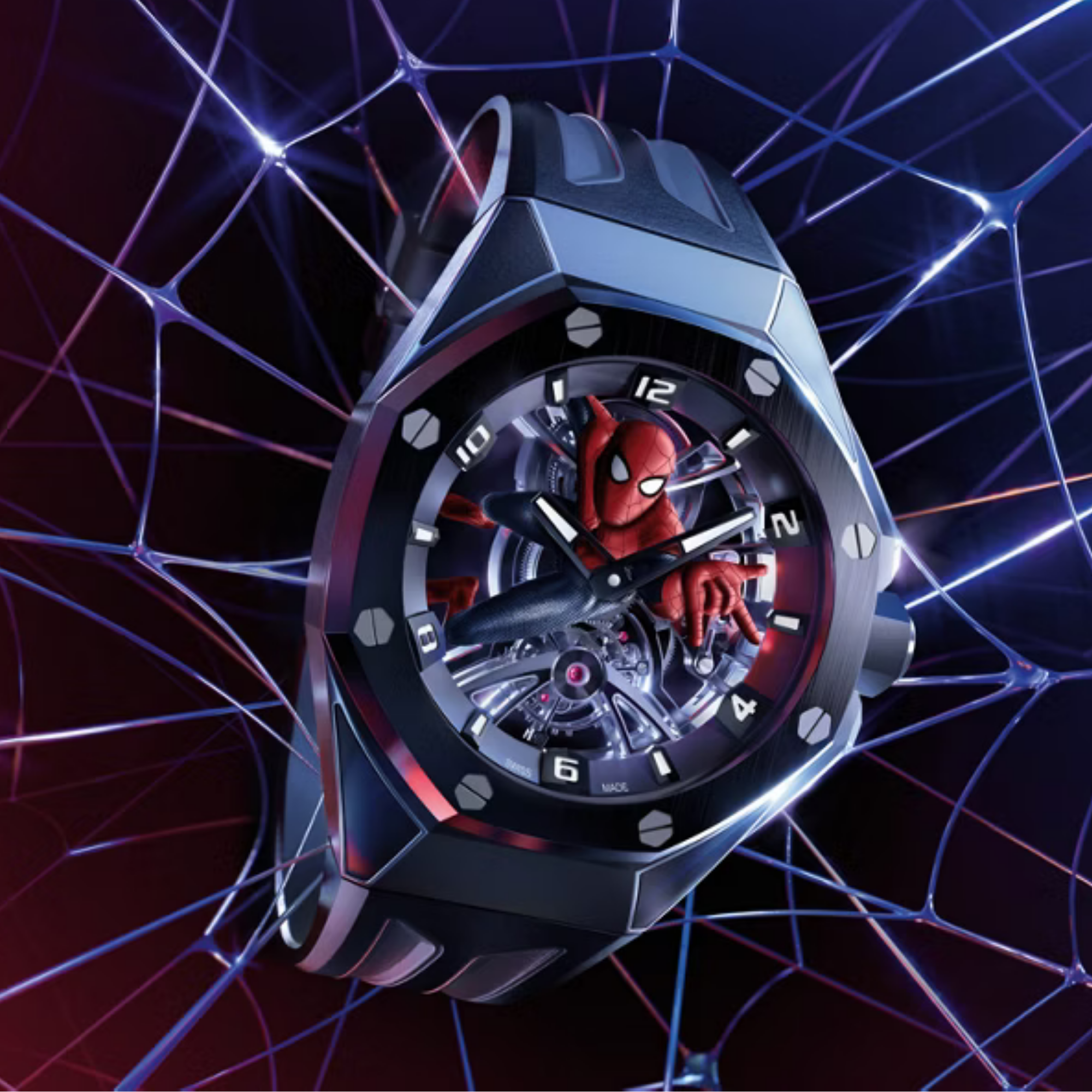 Royal Oak Concept Spiderman Flying Tourbillon Titanium Ceramic Multi Color Dial 42mm Product Image 5
