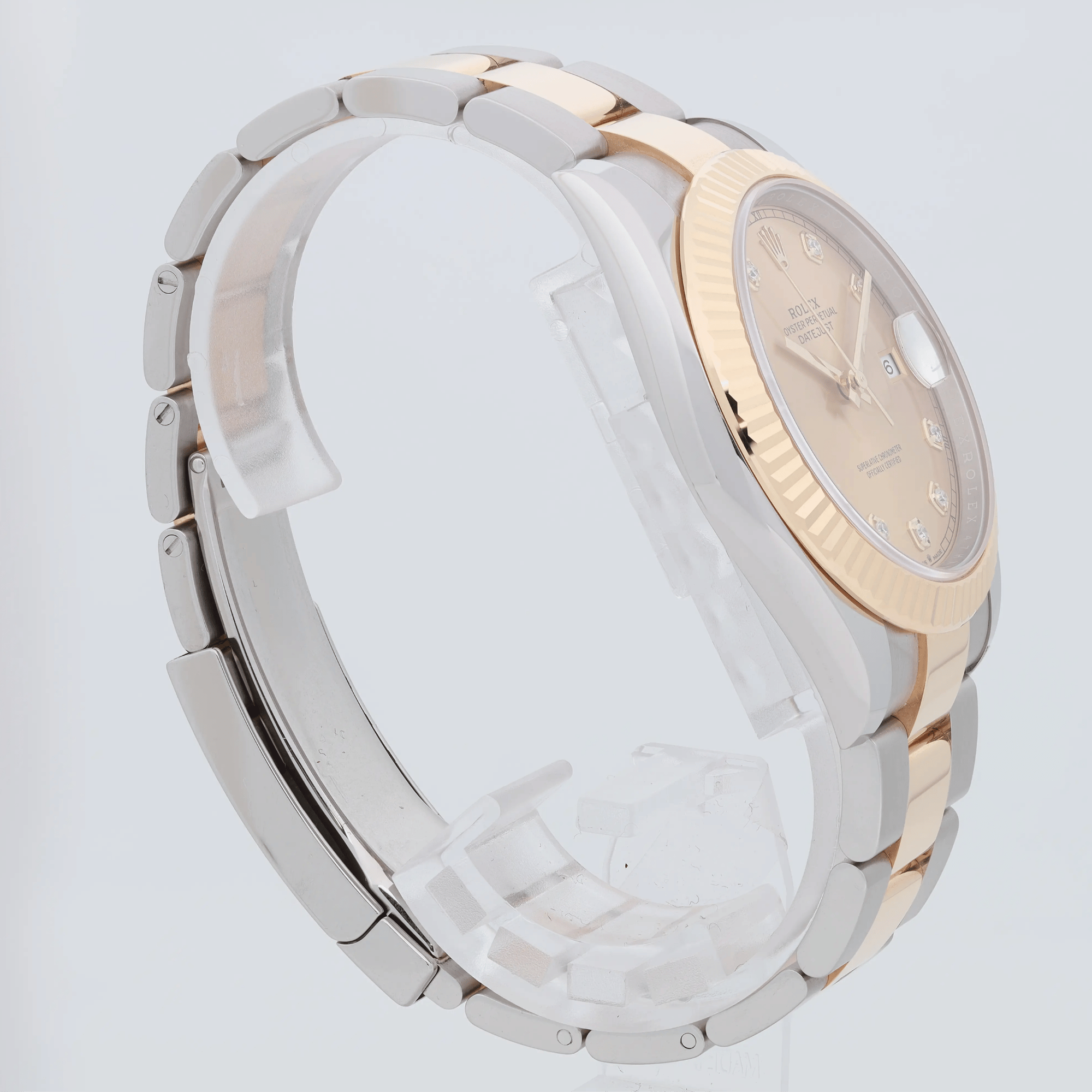 Datejust Yellow Gold & Steel Champagne Dial 41mm Product Image 3