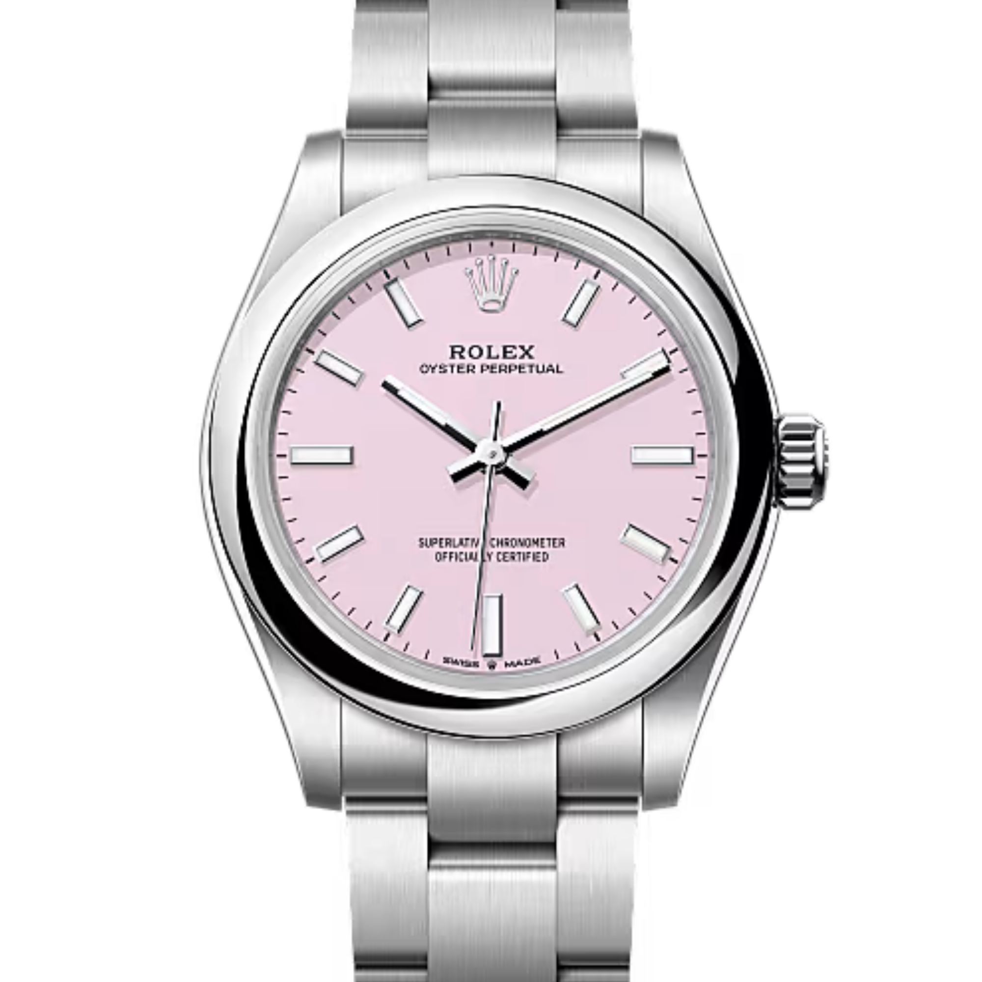 Oyster Perpetual Steel Pink Dial 31mm Product Image 1