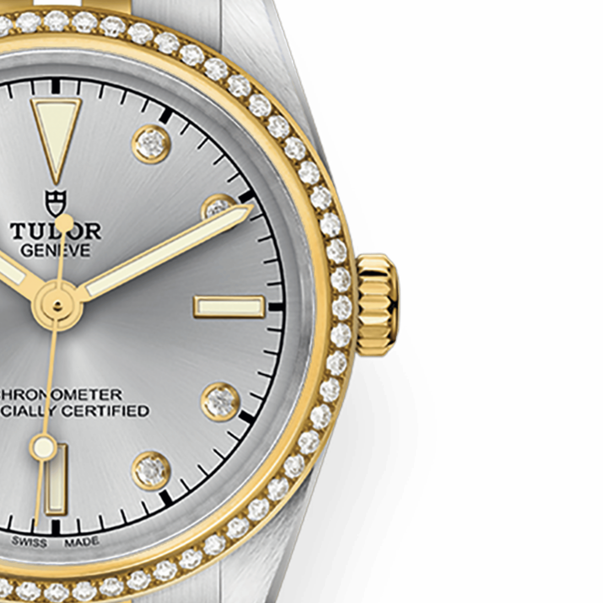 Black Bay Yellow Gold & Steel Diamond Silver Dial 31mm Product Image 2
