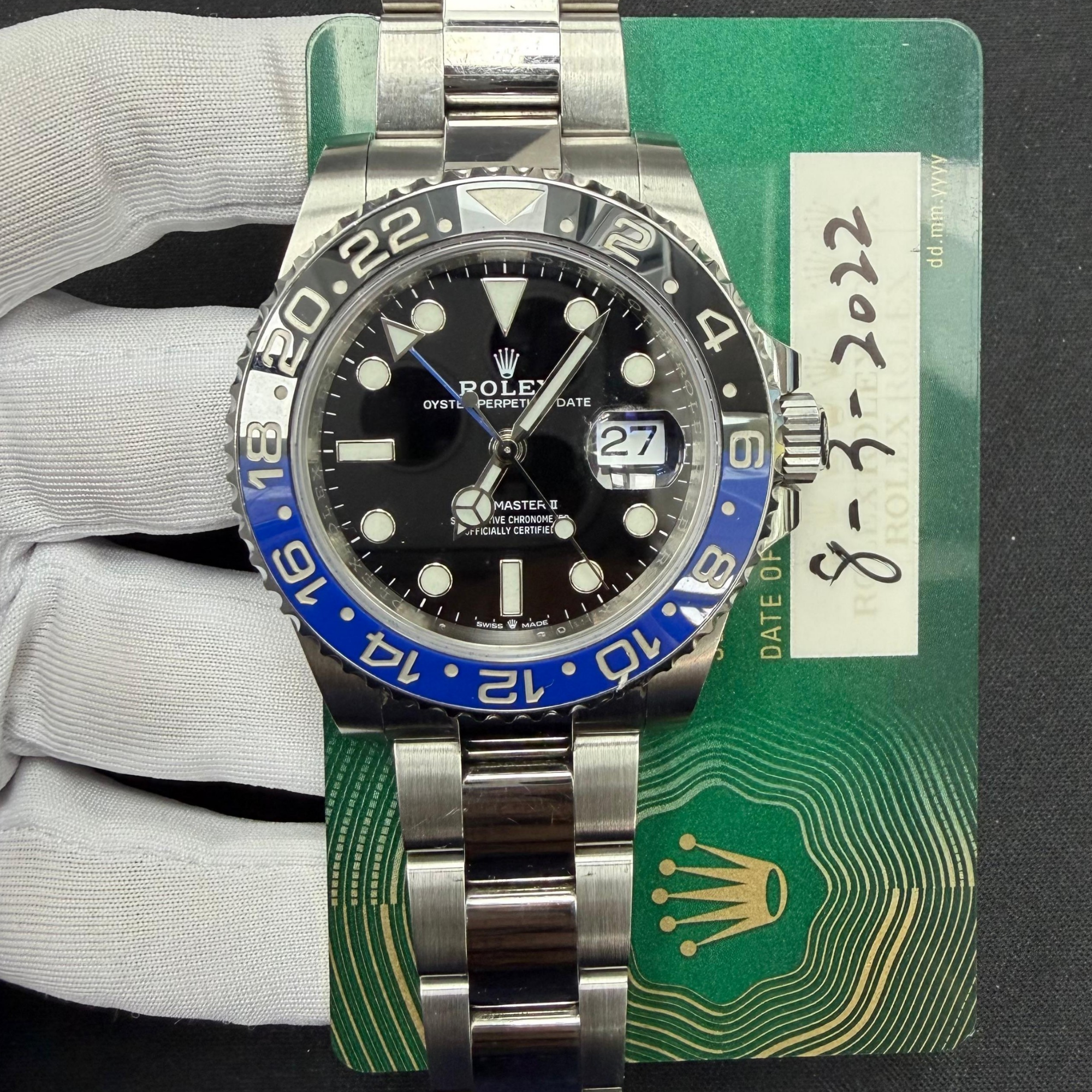 GMT-Master II Steel Black Dial "Batman" 40mm Product Image 2