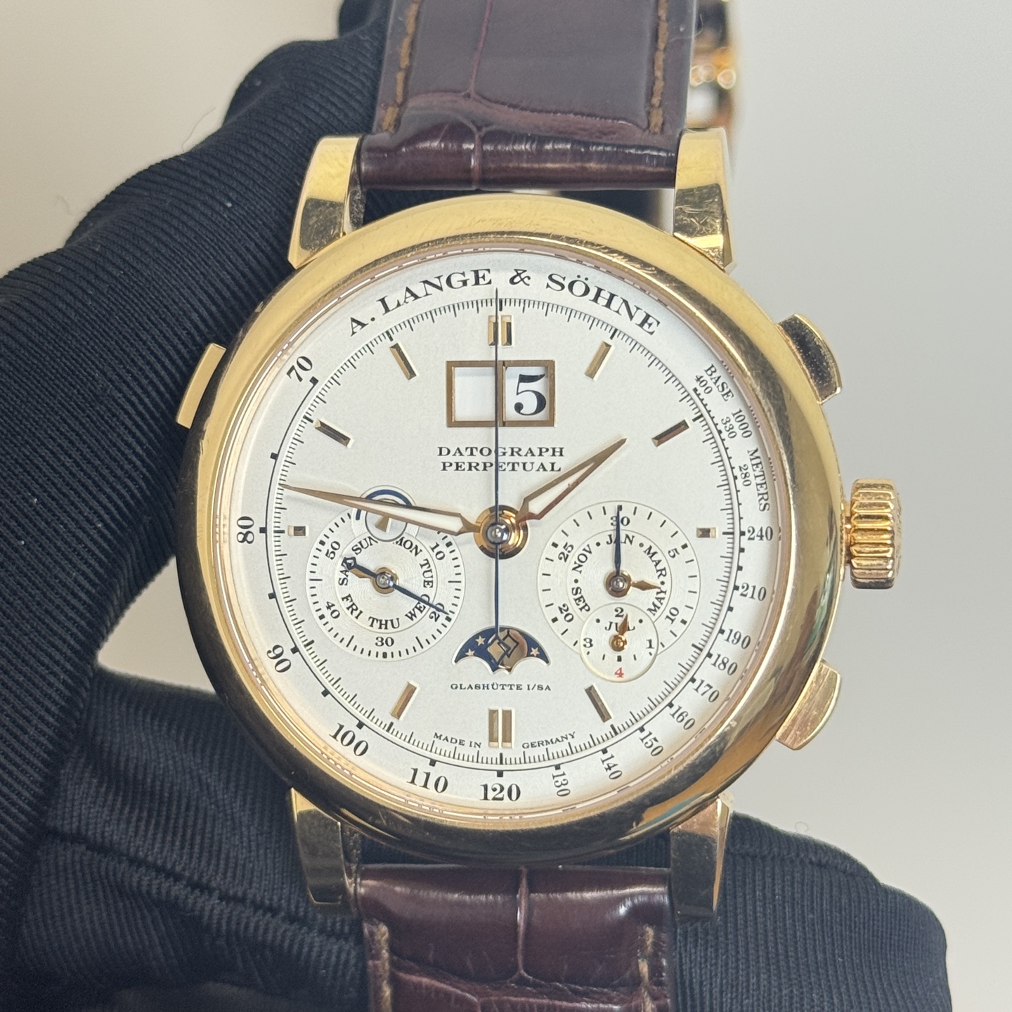 Datograph Perpetual Calendar Chronograph Rose Gold Silver Dial 41mm Product Image 1