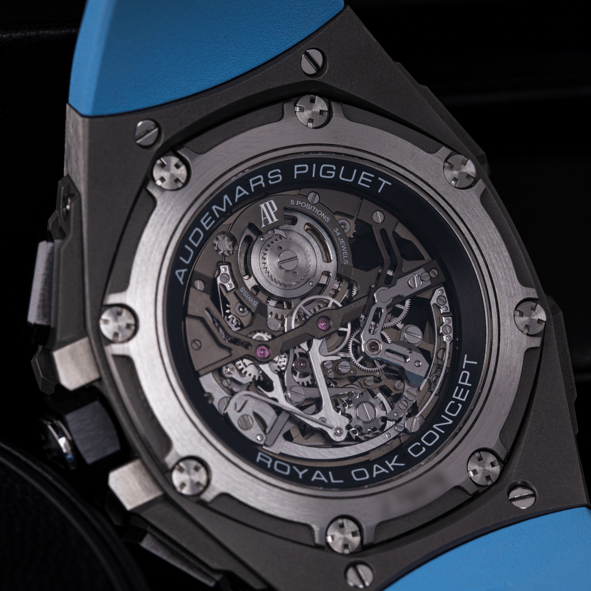 Royal Oak Concept Tourbillon Chronograph Openworked Titanium Skeleton Dial 44mm Product Image 8