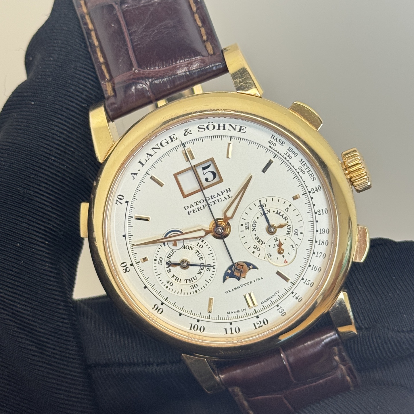Datograph Perpetual Calendar Chronograph Rose Gold Silver Dial 41mm Product Image 4