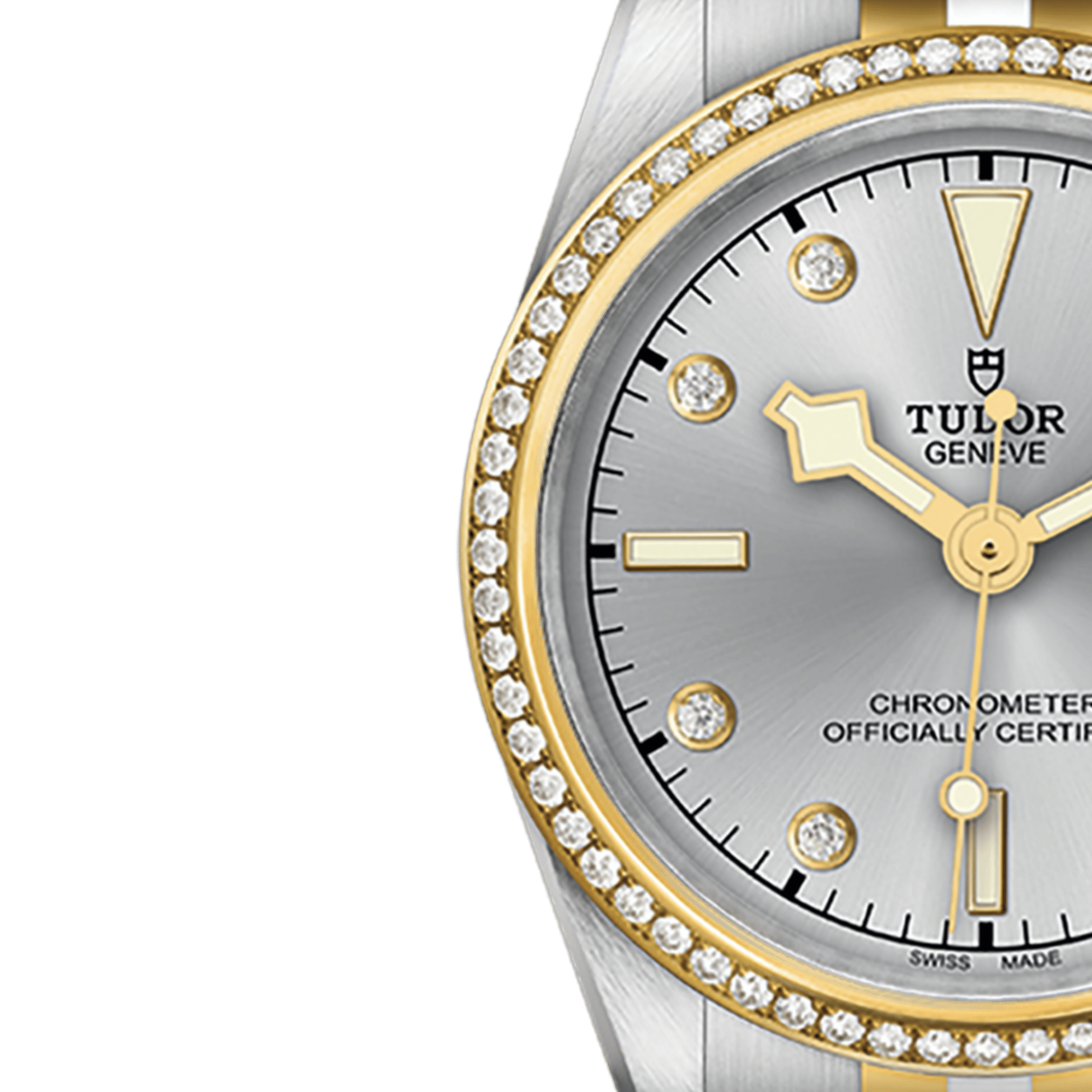 Black Bay Yellow Gold & Steel Diamond Silver Dial 31mm Product Image 3