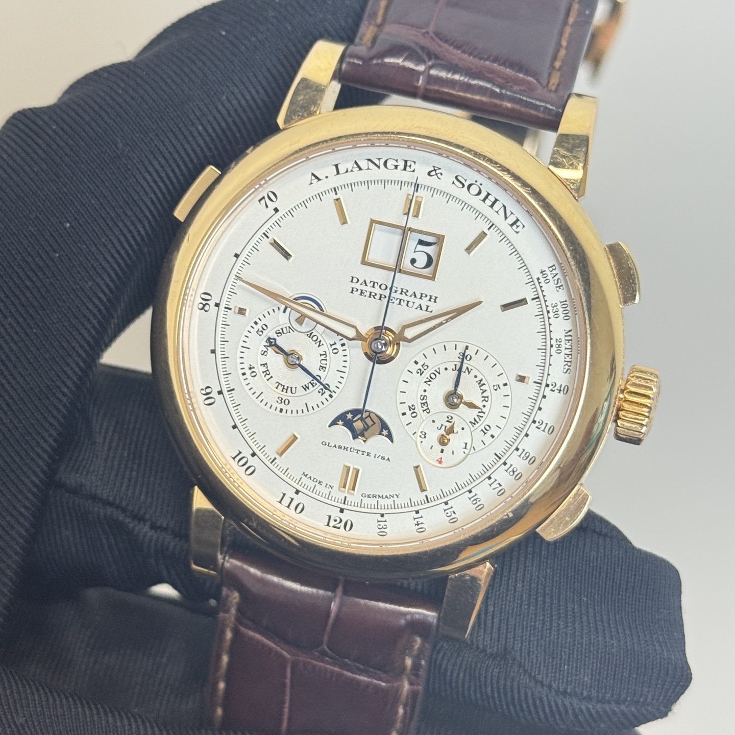 Datograph Perpetual Calendar Chronograph Rose Gold Silver Dial 41mm Product Image 5