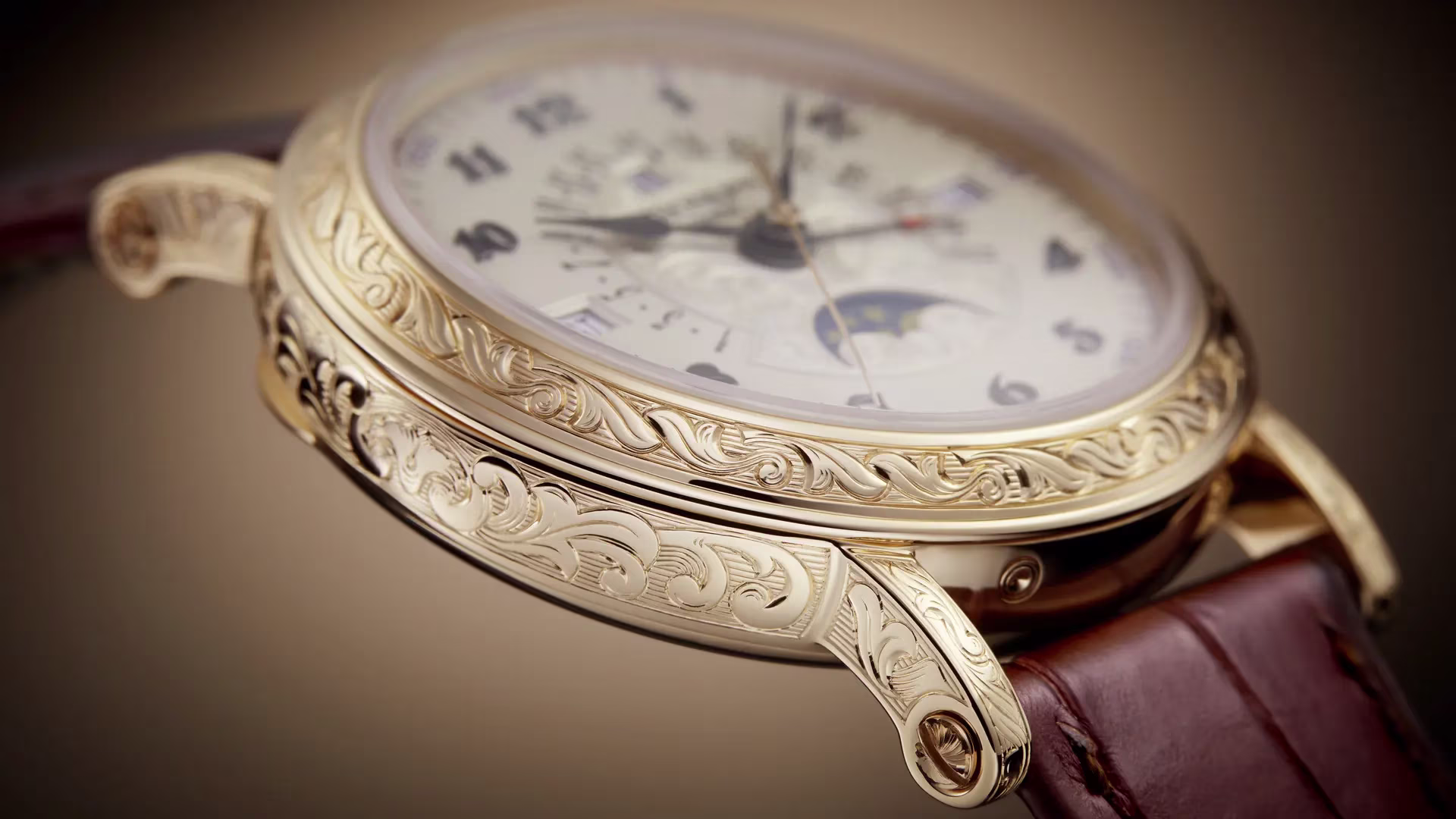 Retrograde Perpetual Calendar Rare Handcrafts Rose Gold White Dial 38mm Product Image 2