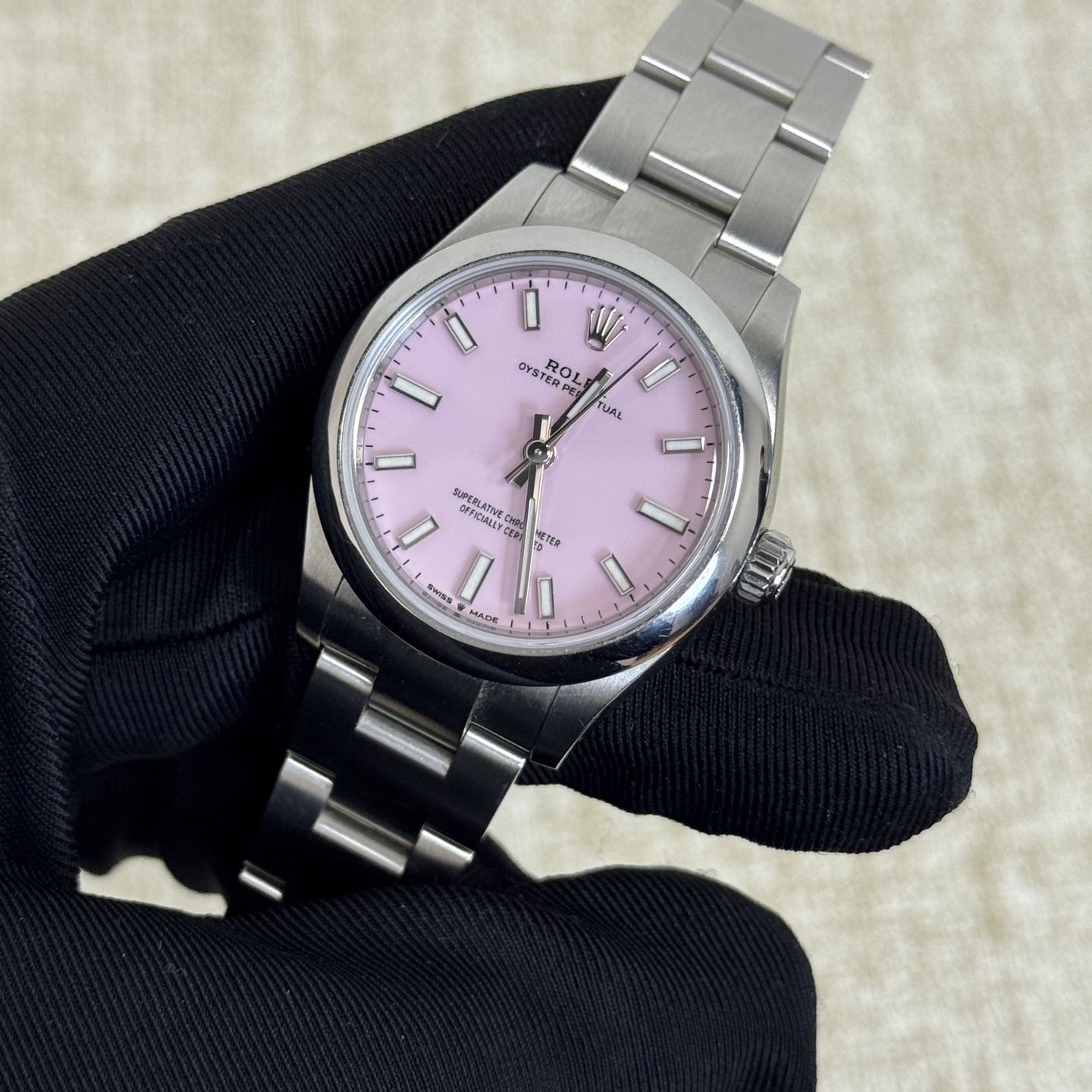 Oyster Perpetual Steel Pink Dial 31mm Product Image 5