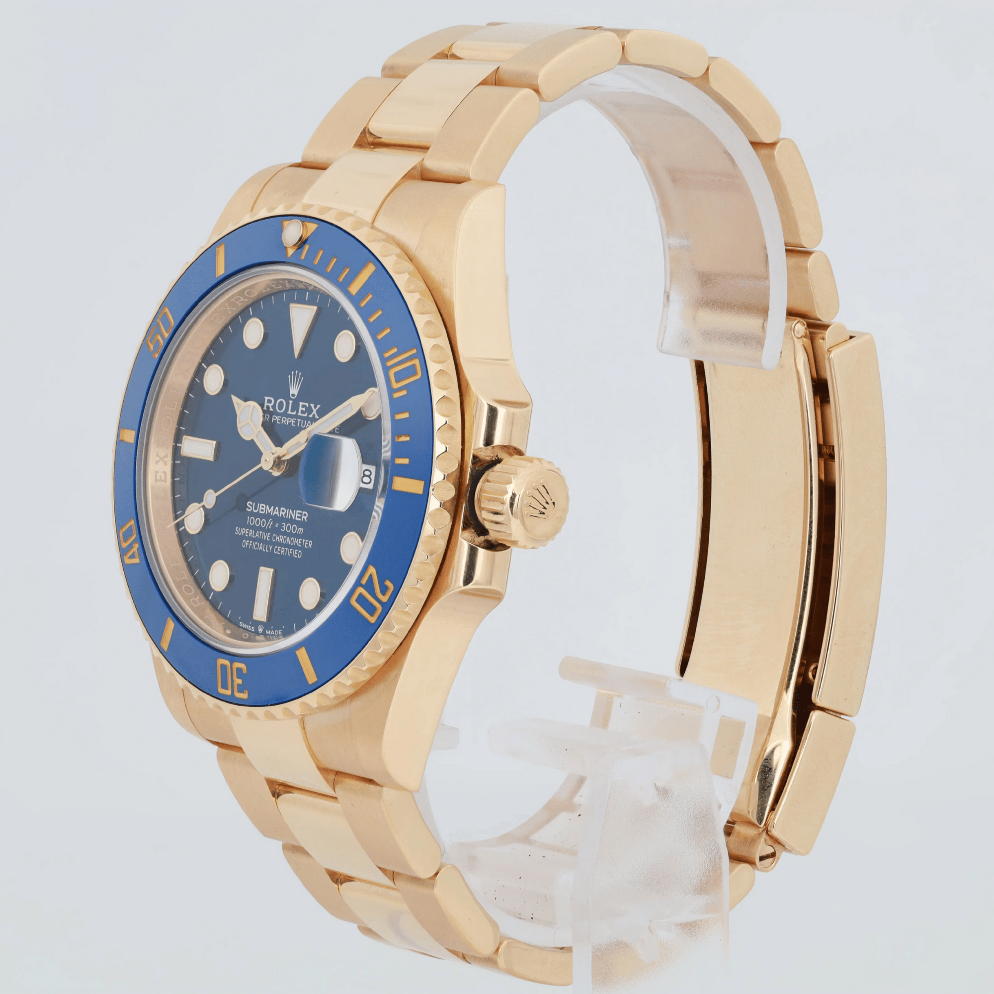 Submariner  Date Yellow Gold Blue Dial 41mm Product Image 2