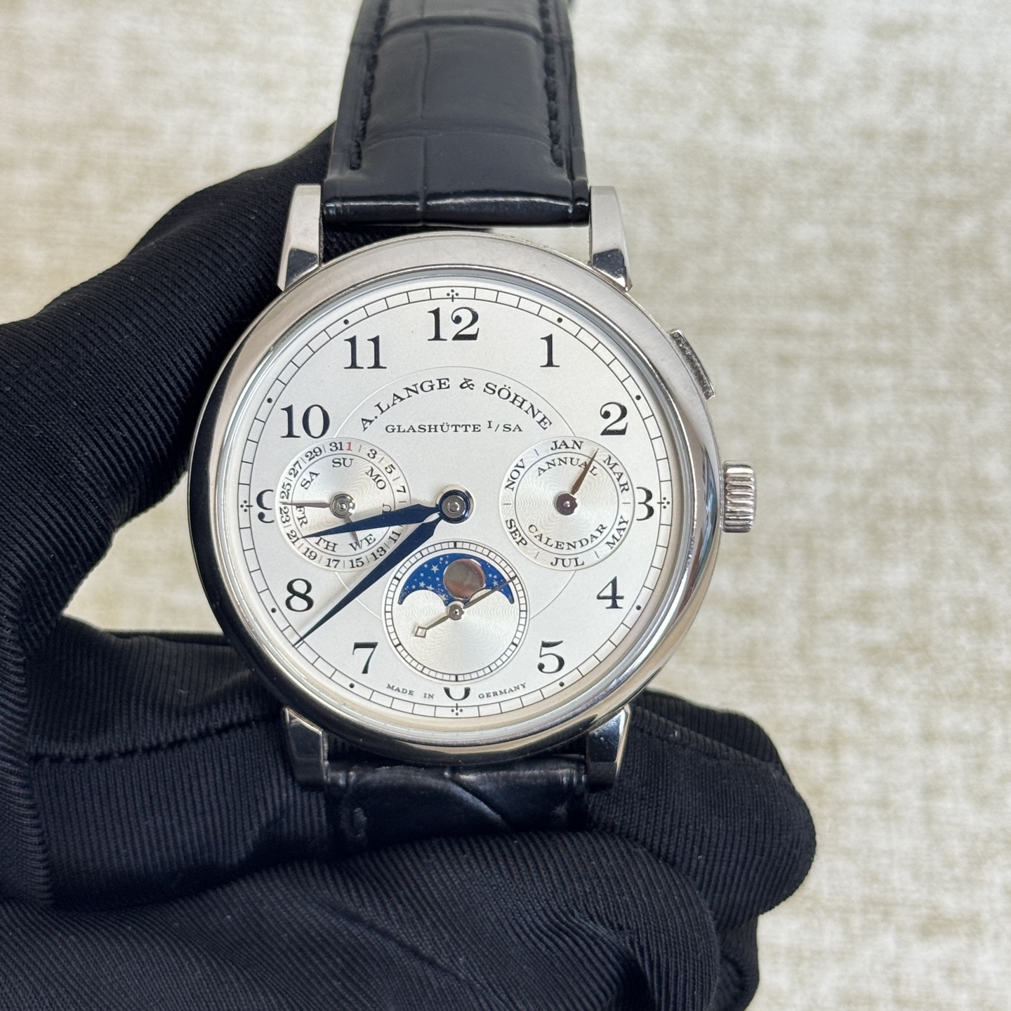 1815 Annual Calendar White Gold Silver Dial 40mm Product Image 1